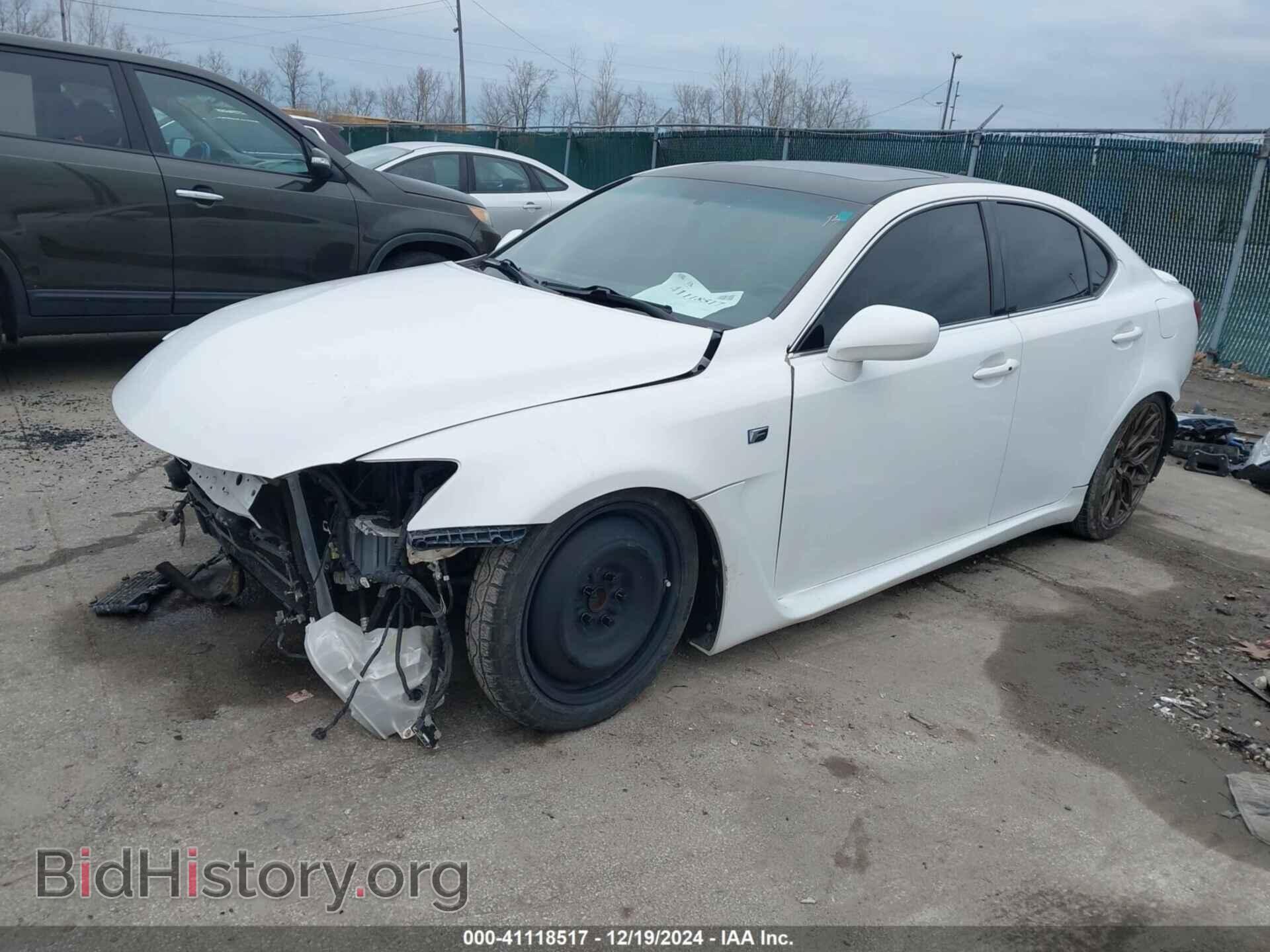 2012 LEXUS IS F - VIN: JTHBP5C20C5010824 - Фото 2