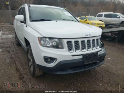 2017 Jeep COMPASS High Altitude 4X4, белый — VIN 1C4NJDEB2HD110539, IAAI