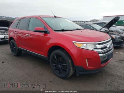 2011 Ford EDGE SEL, red — VIN 2FMDK3JC9BBB35335, IAAI