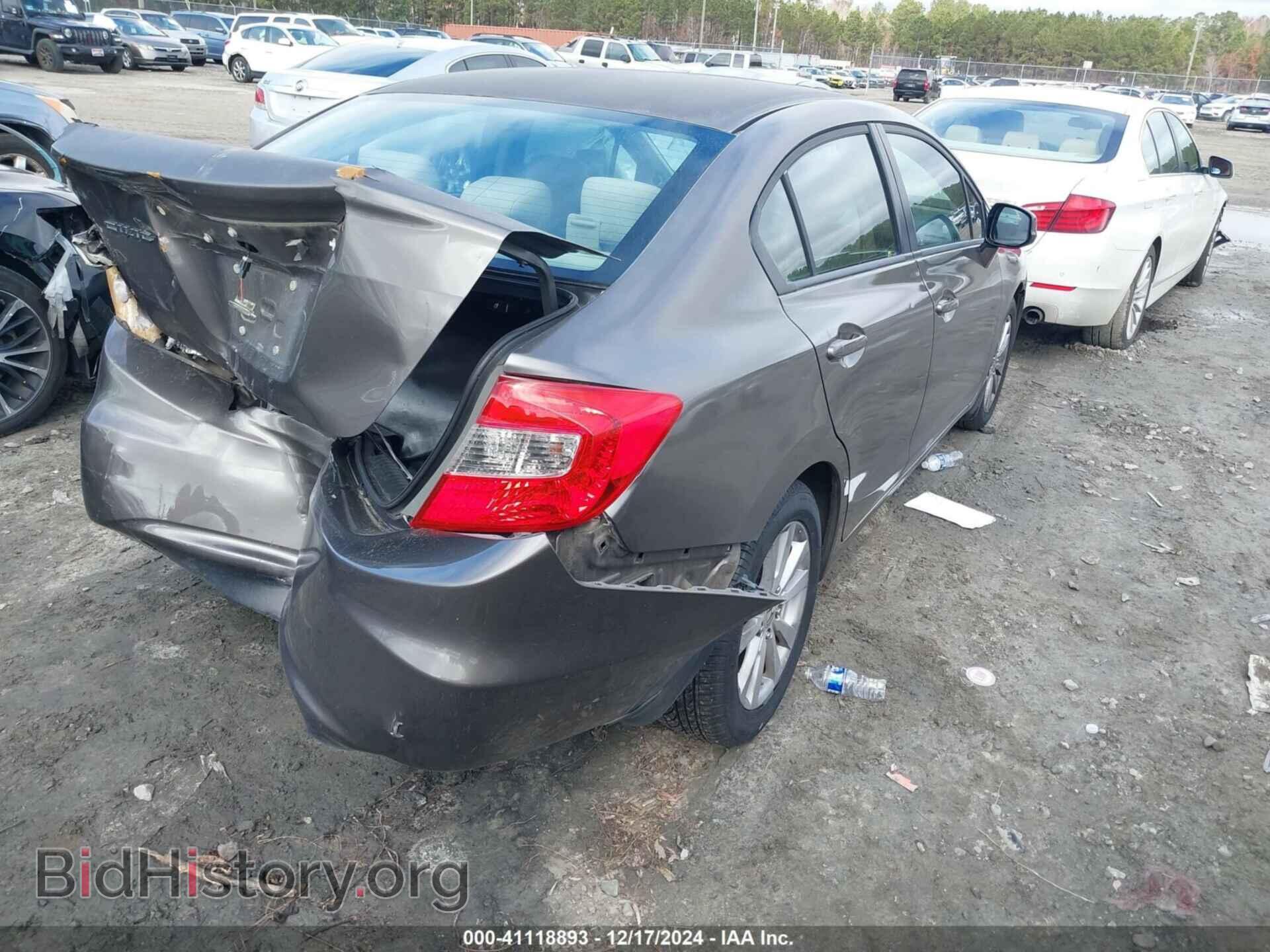 2012 HONDA CIVIC - VIN: 2HGFB2F87CH567062 - Фото 4