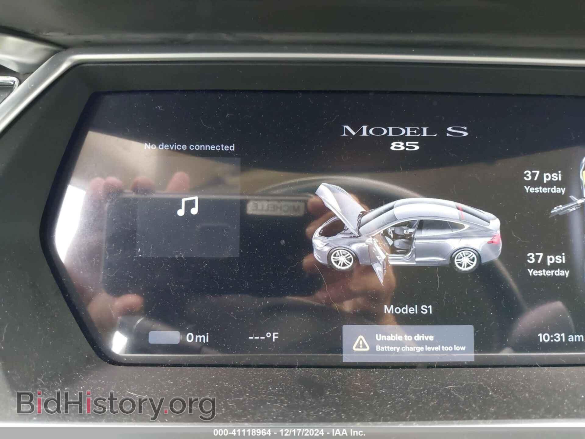 2013 TESLA MODEL S - VIN: 5YJSA1CN4DFP07726 - Photo 7