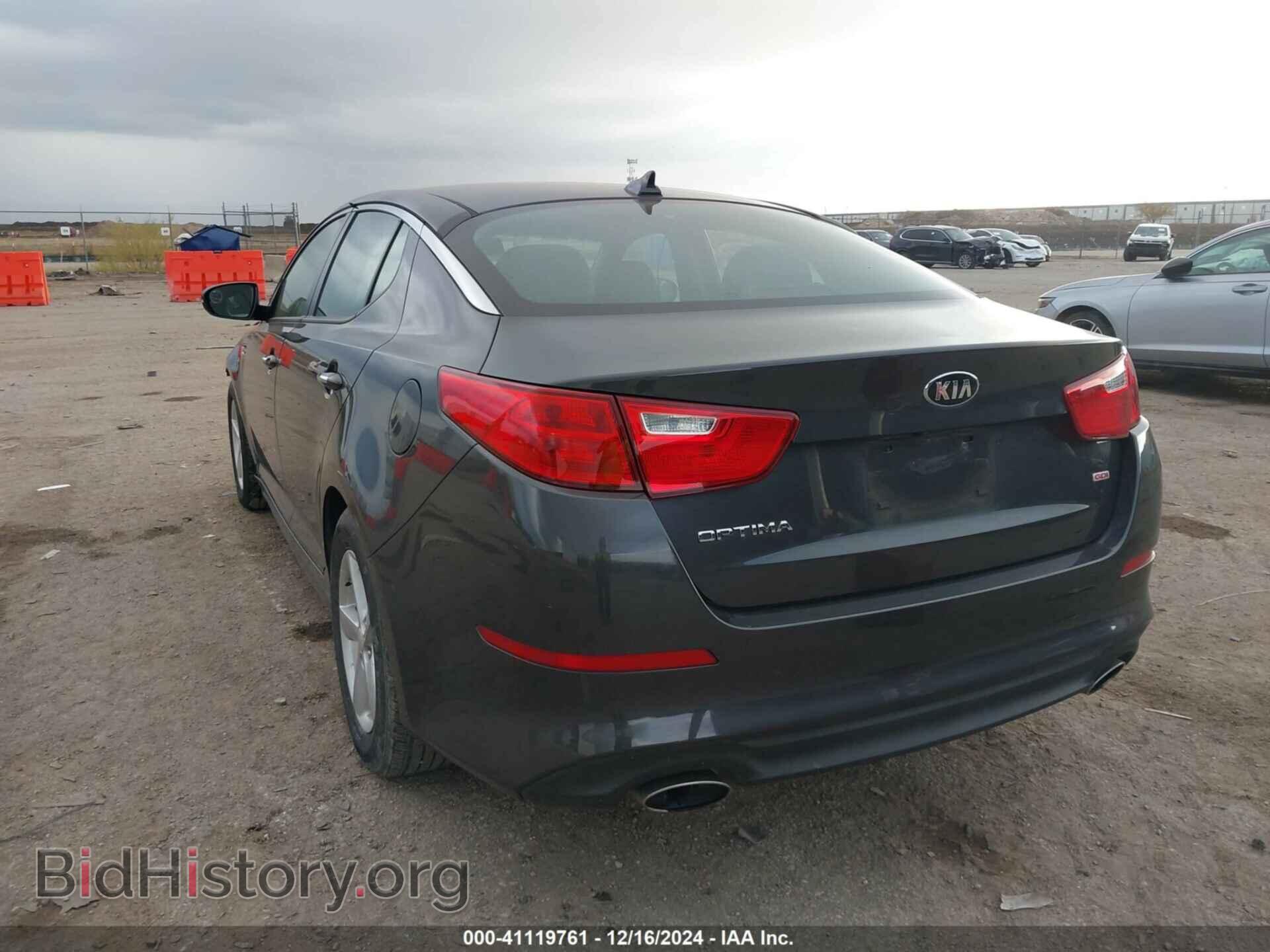 2015 KIA OPTIMA - VIN: KNAGM4A72F5649233 - Фото 3