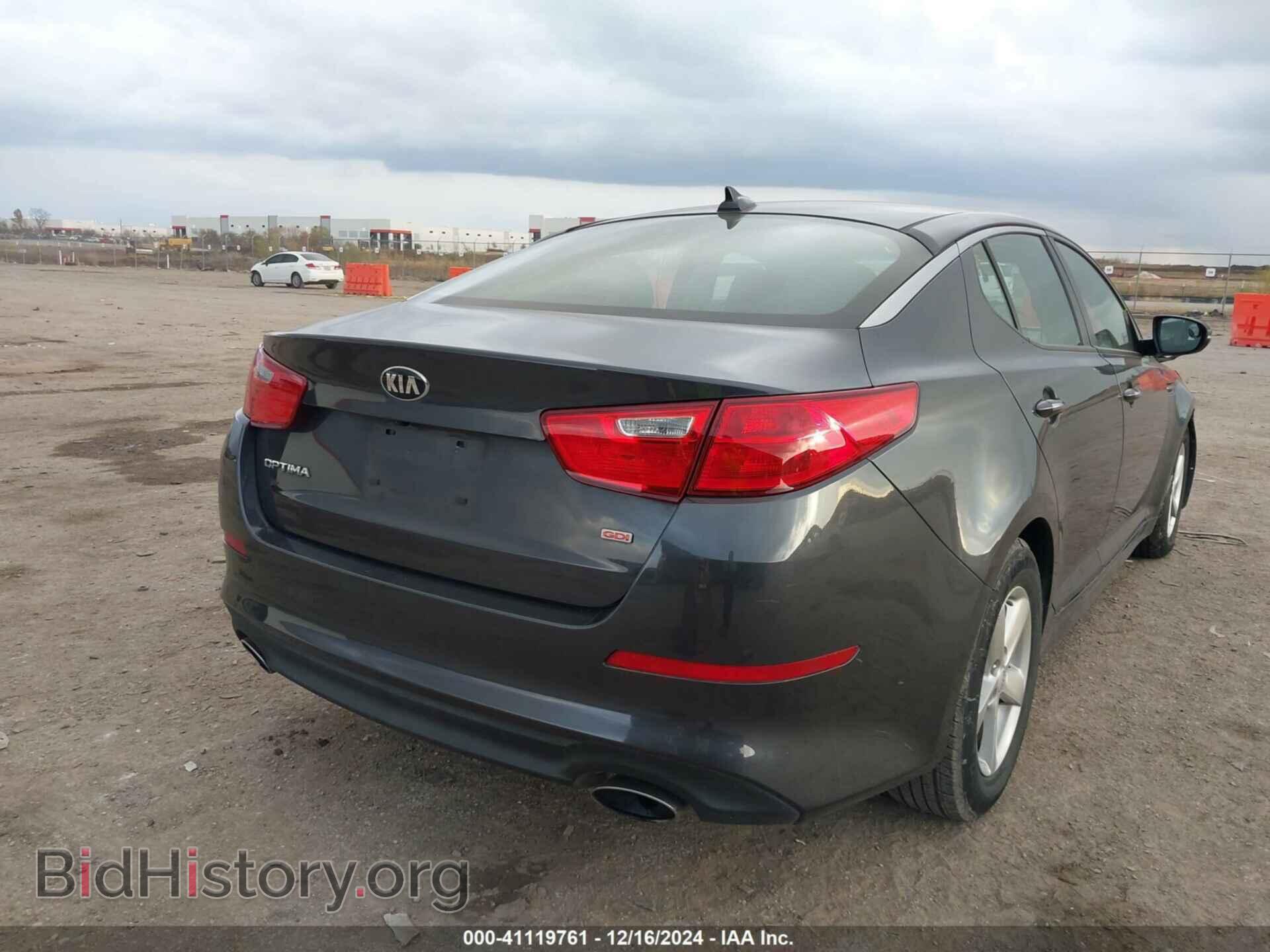 2015 KIA OPTIMA - VIN: KNAGM4A72F5649233 - Фото 4