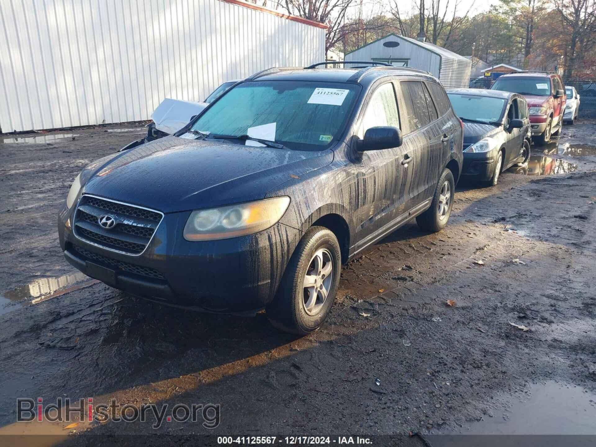 2007 HYUNDAI SANTA FE - VIN: 5NMSG13D77H103466 - Фото 2