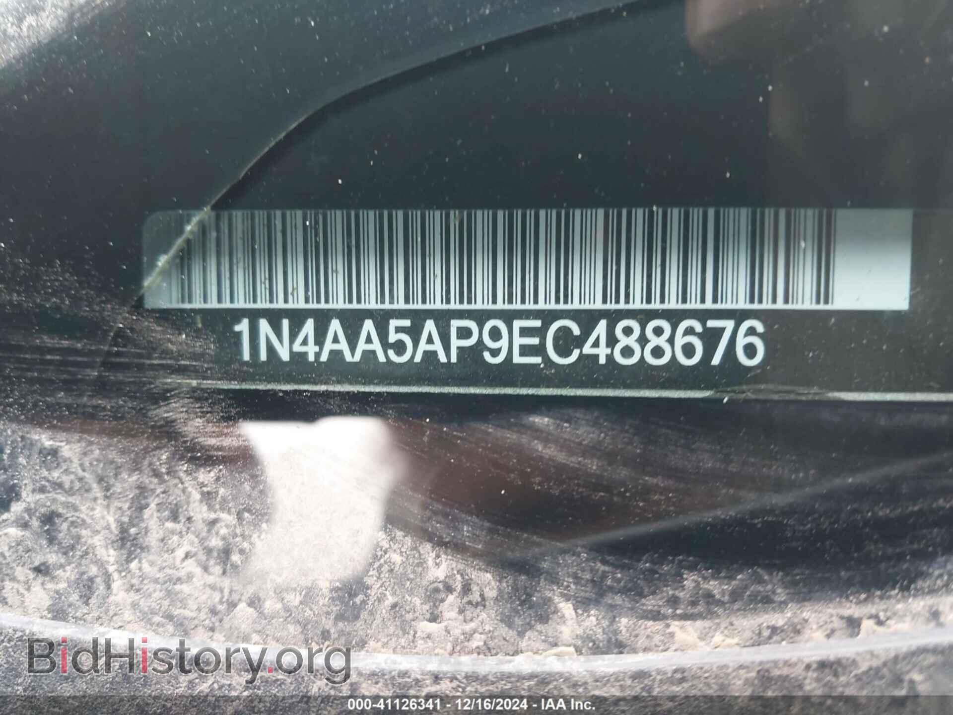 2014 NISSAN MAXIMA - VIN: 1N4AA5AP9EC488676 - Фото 9