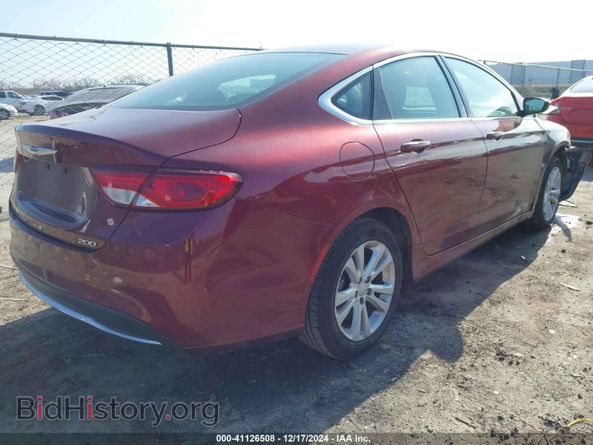 2015 CHRYSLER 200 - VIN: 1C3CCCAB3FN570323 - Фото 4