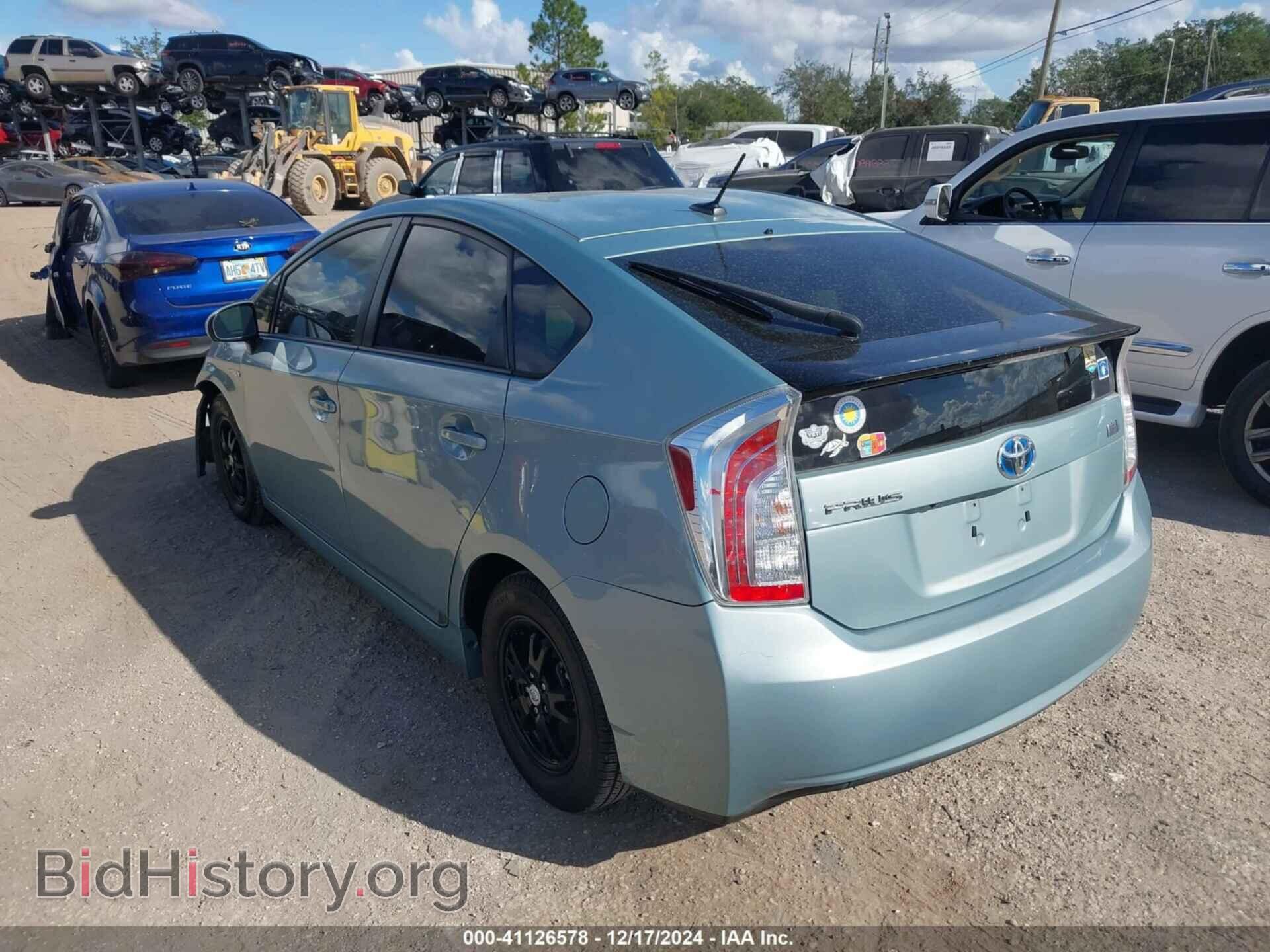 2012 TOYOTA PRIUS - VIN: JTDKN3DU2C1480808 - Фото 3