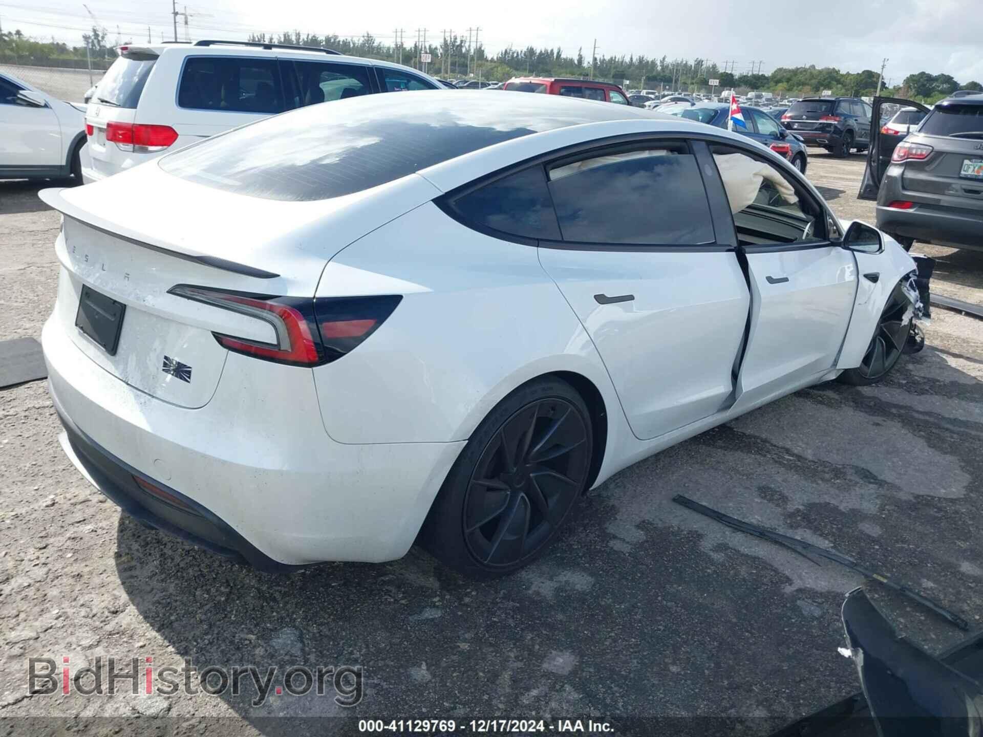 2024 TESLA MODEL 3 - VIN: 5YJ3E1ET7RF801529 - Photo 4