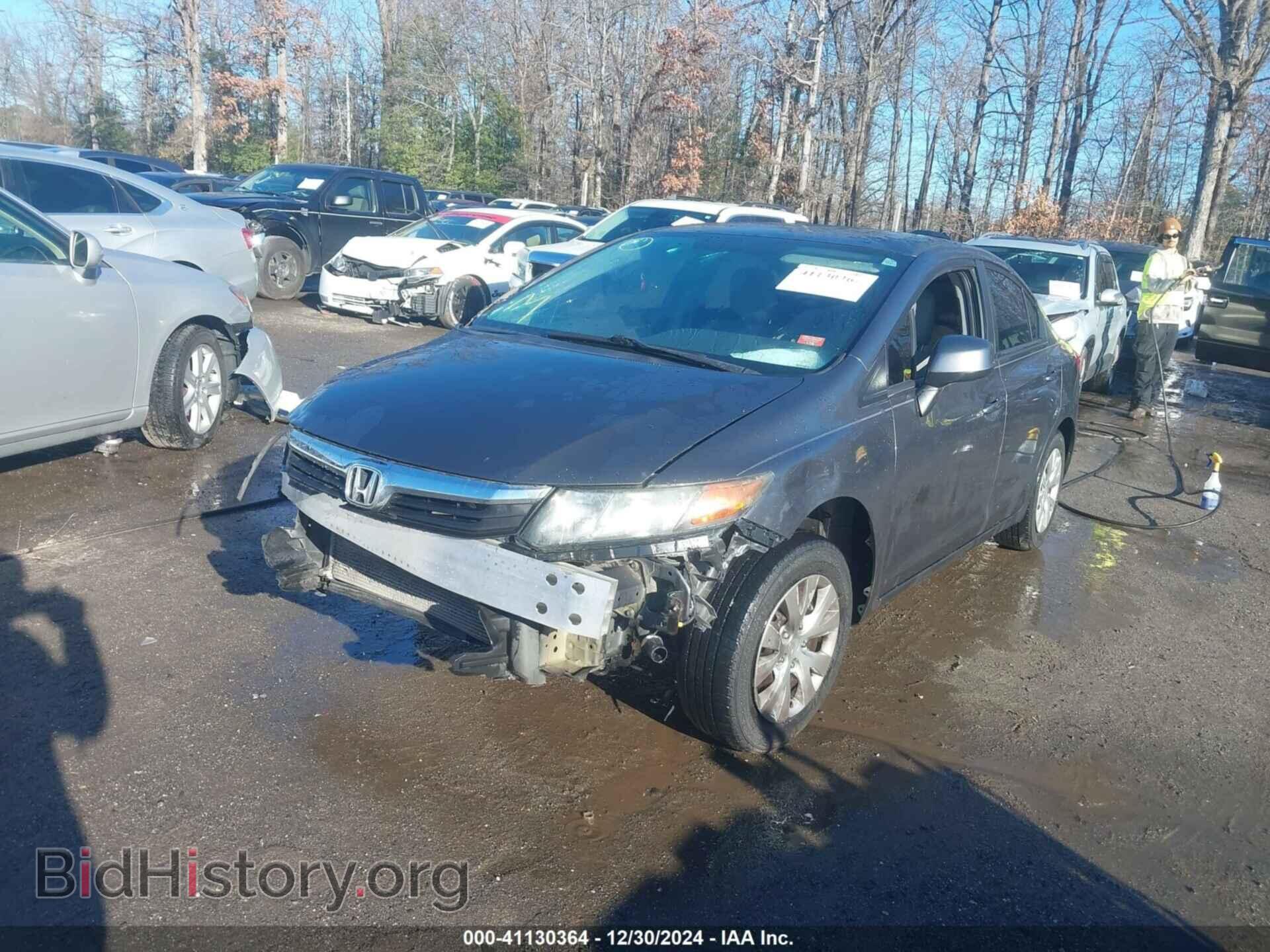 2012 HONDA CIVIC SDN - VIN: 2HGFB2F51CH607819 - Фото 2