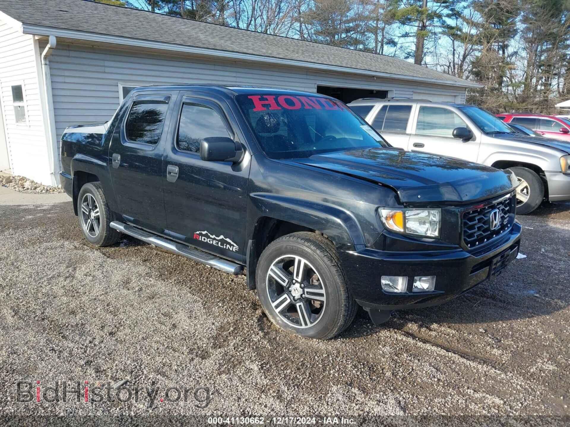 Photo 5FPYK1F77CB456985 - HONDA RIDGELINE 2012