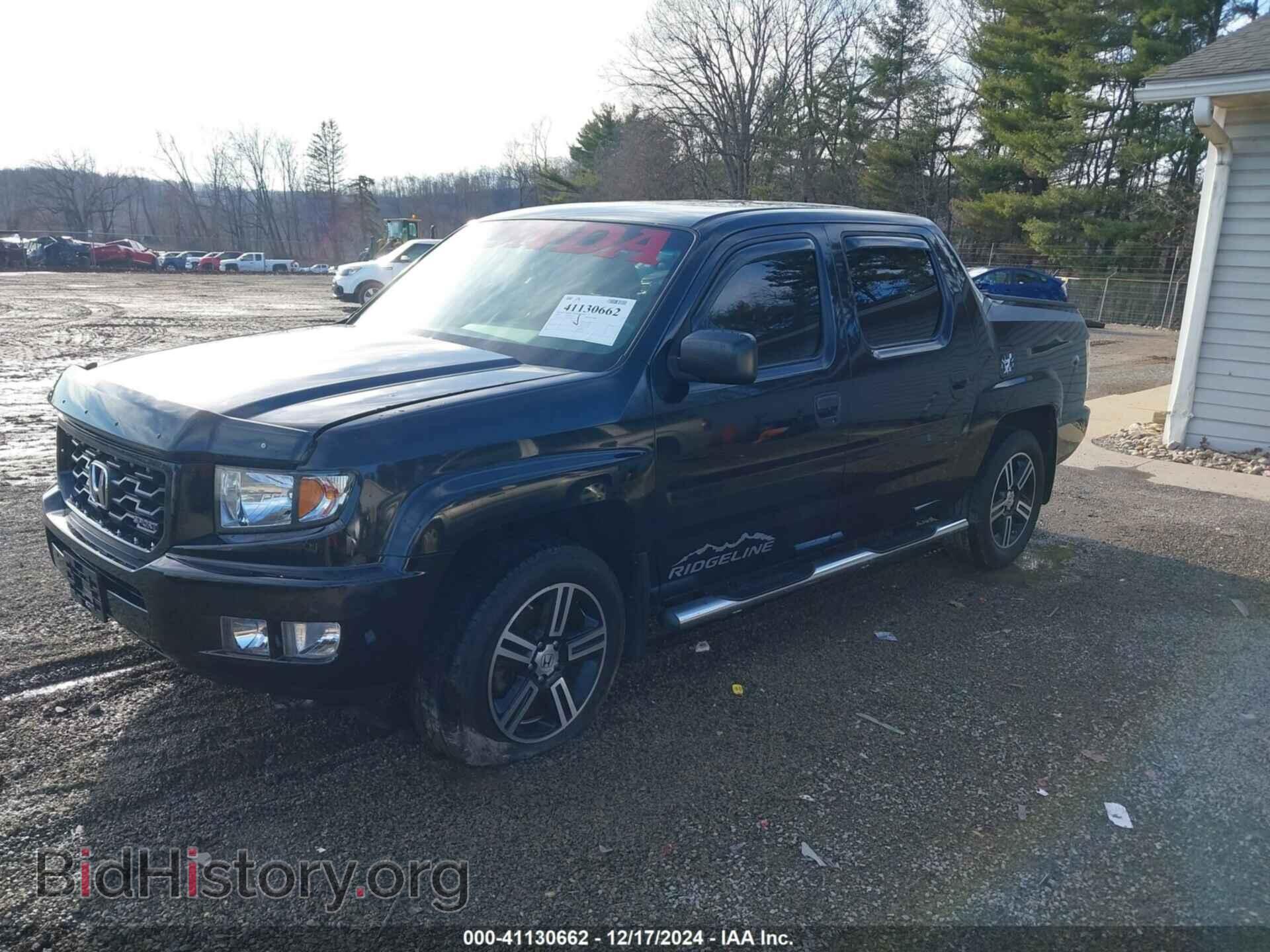 2012 HONDA RIDGELINE - VIN: 5FPYK1F77CB456985 - Фото 2