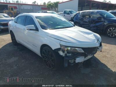 2017 Chevrolet IMPALA 1LT, white — VIN 2G1105SA1H9132735, IAAI