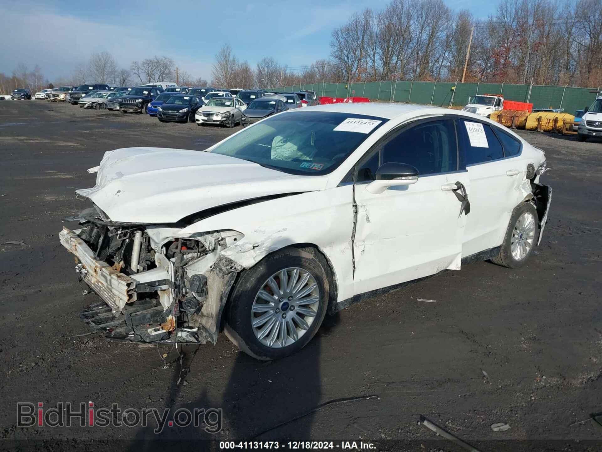 2014 FORD FUSION - VIN: 3FA6P0LU1ER259680 - Фото 2