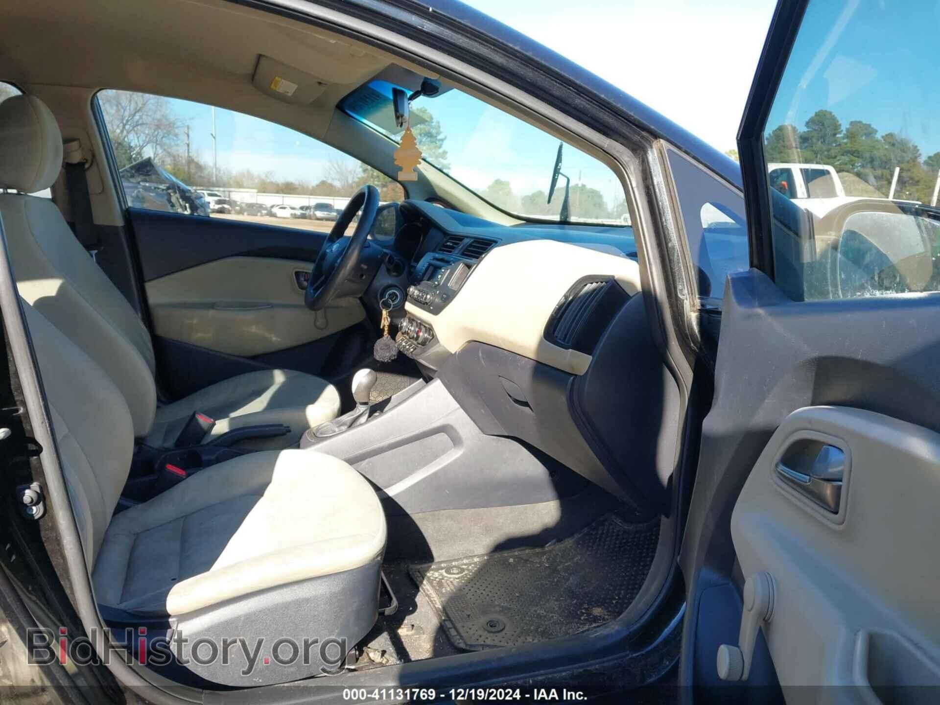 2013 KIA RIO - VIN: KNADM5A37D6231098 - Фото 5