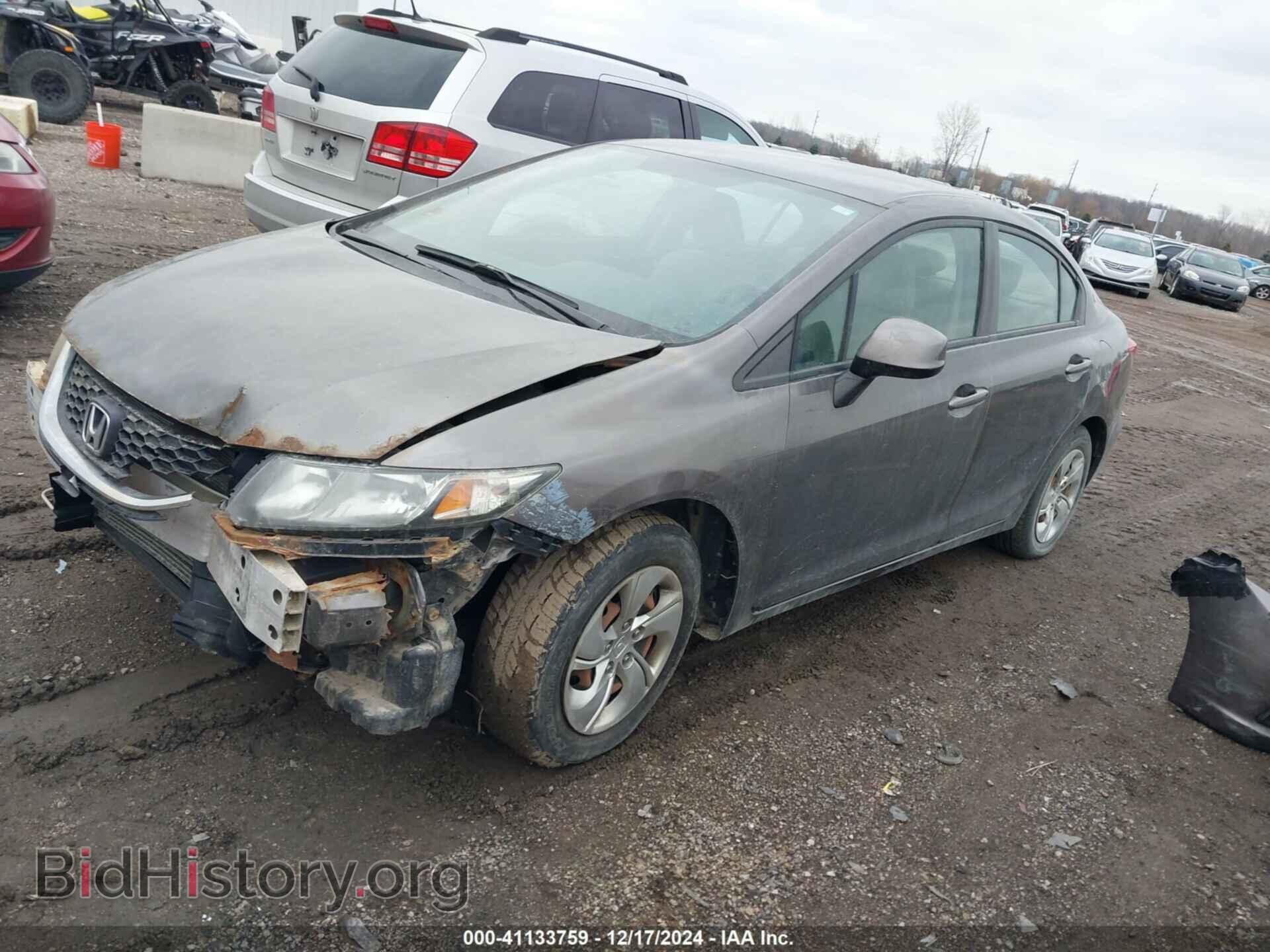 2013 HONDA CIVIC - VIN: 19XFB2F5XDE003018 - Фото 2
