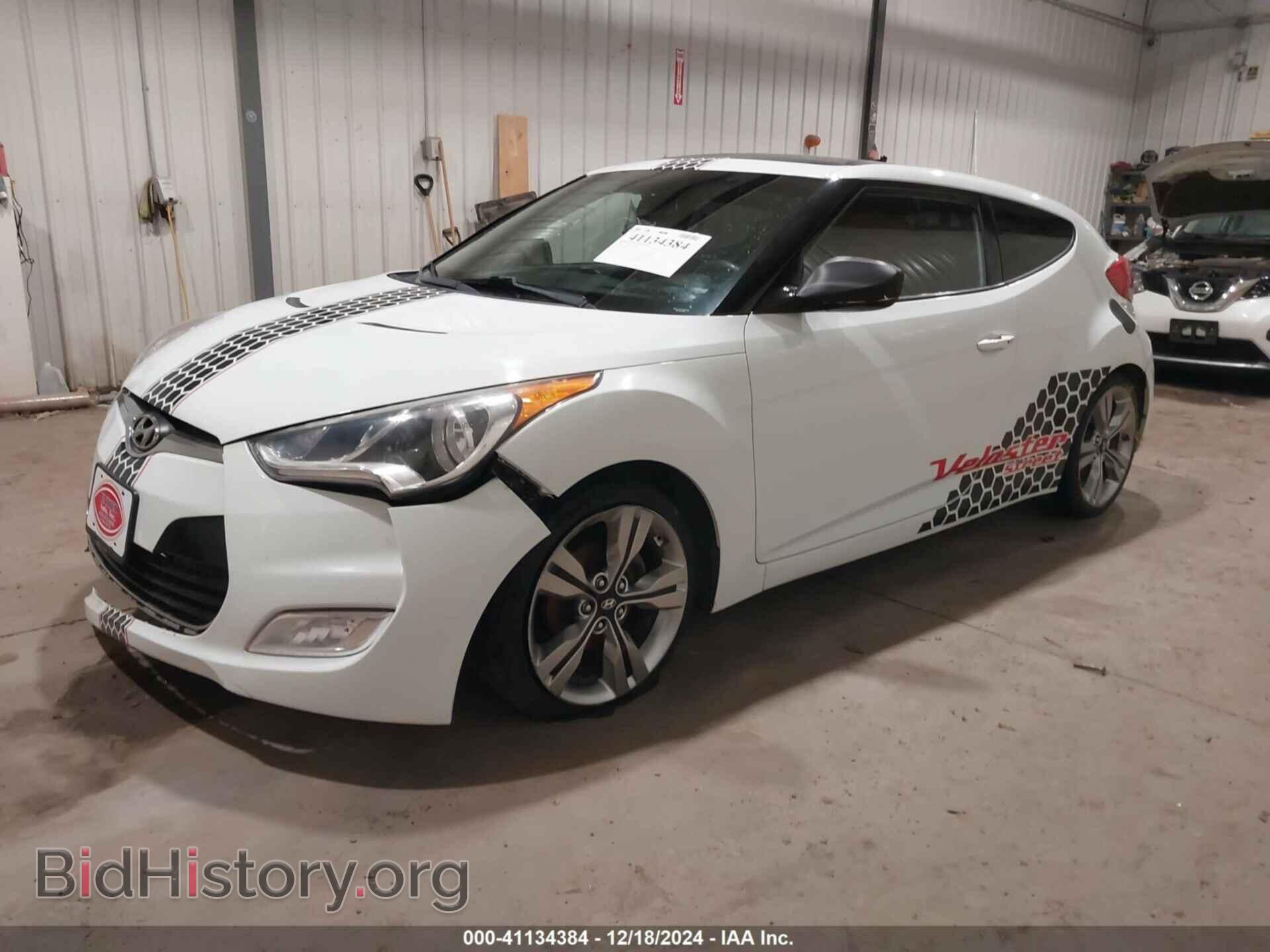 2012 HYUNDAI VELOSTER - VIN: KMHTC6AD4CU071414 - Фото 2