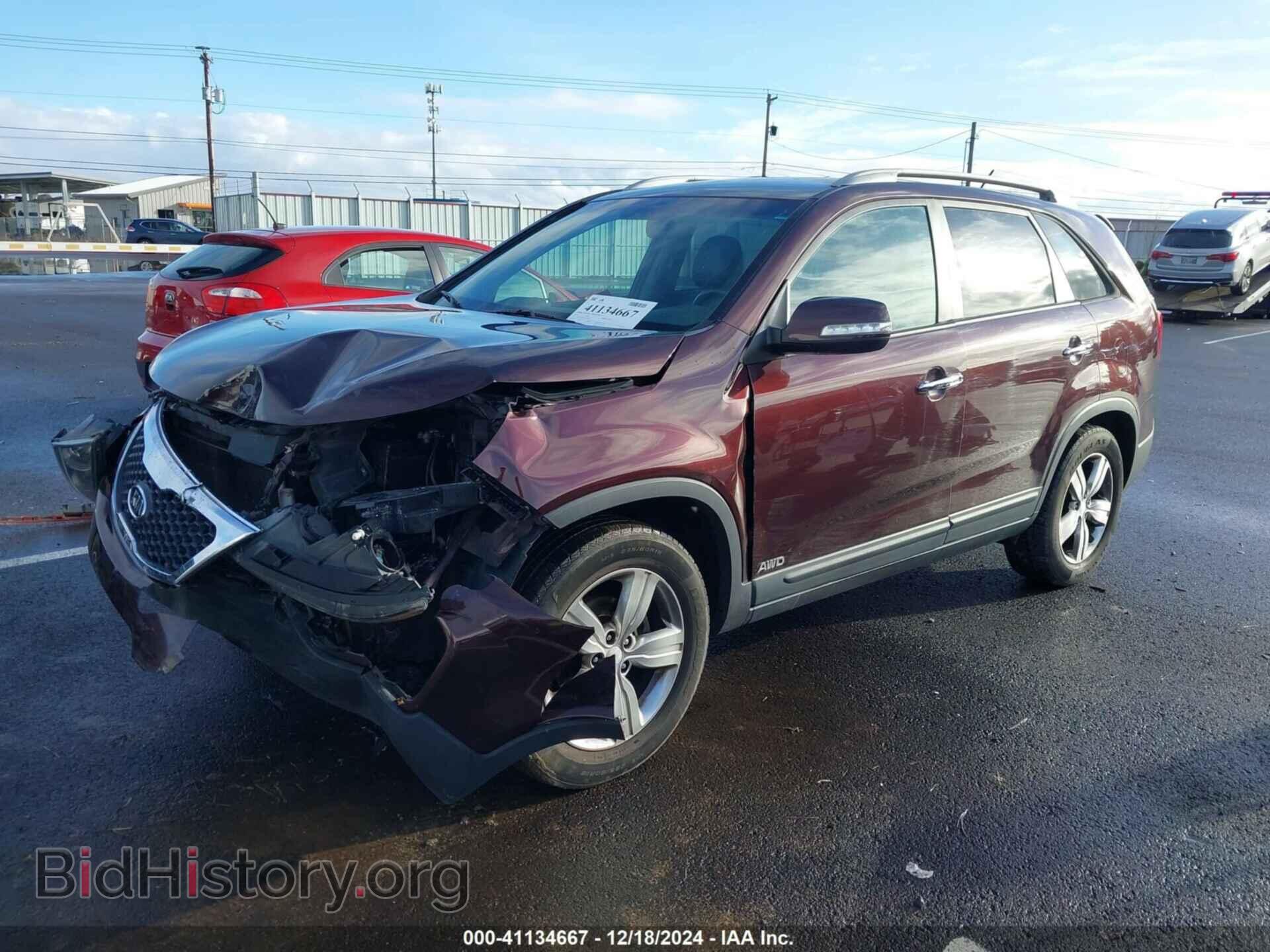 2012 KIA SORENTO - VIN: 5XYKUDA67CG307073 - Фото 2