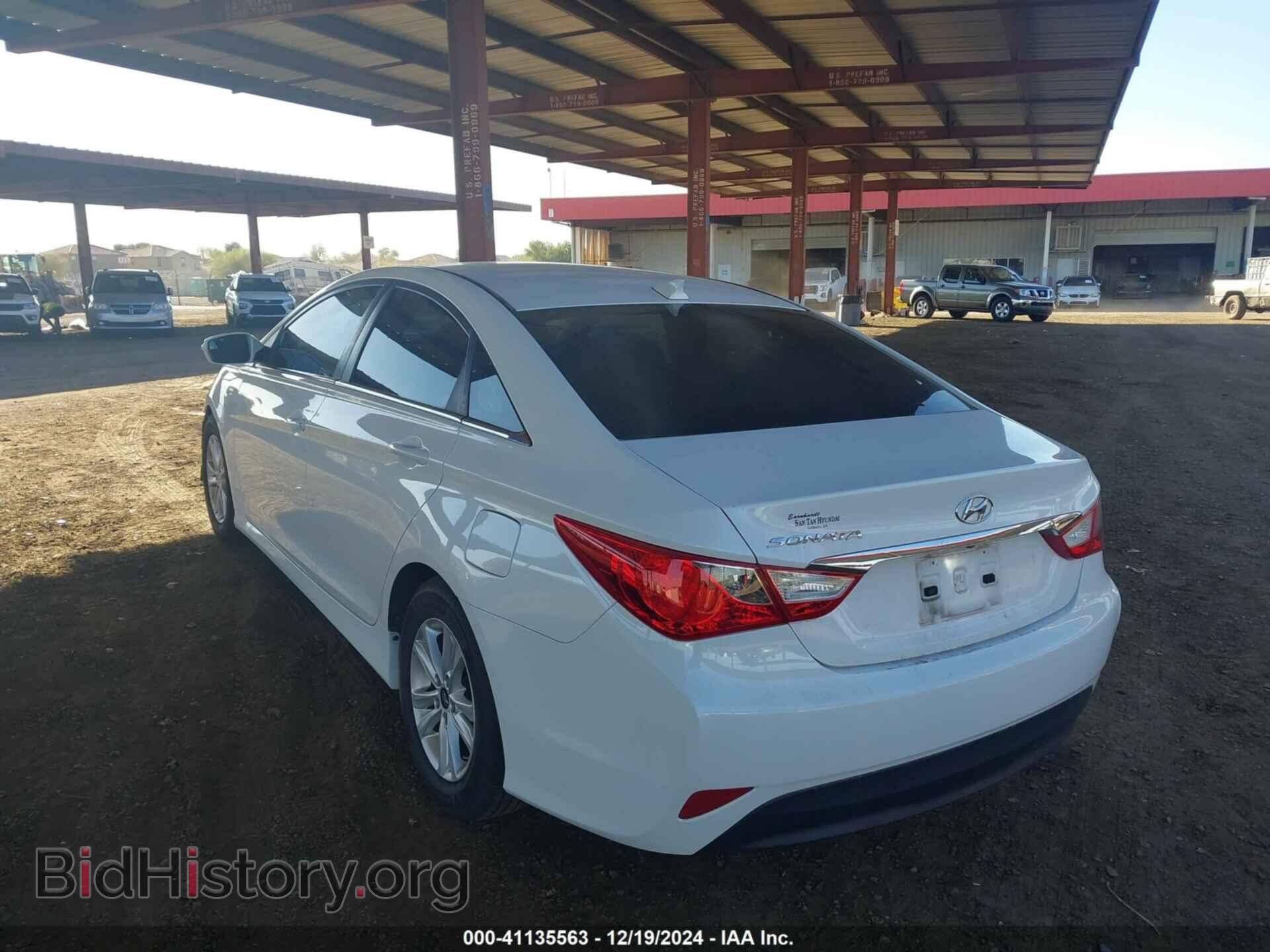2014 HYUNDAI SONATA - VIN: 5NPEB4ACXEH831712 - Фото 3