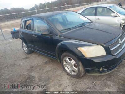 2007 Dodge CALIBER SXT, black — VIN 1B3HB48B97D504982, IAAI