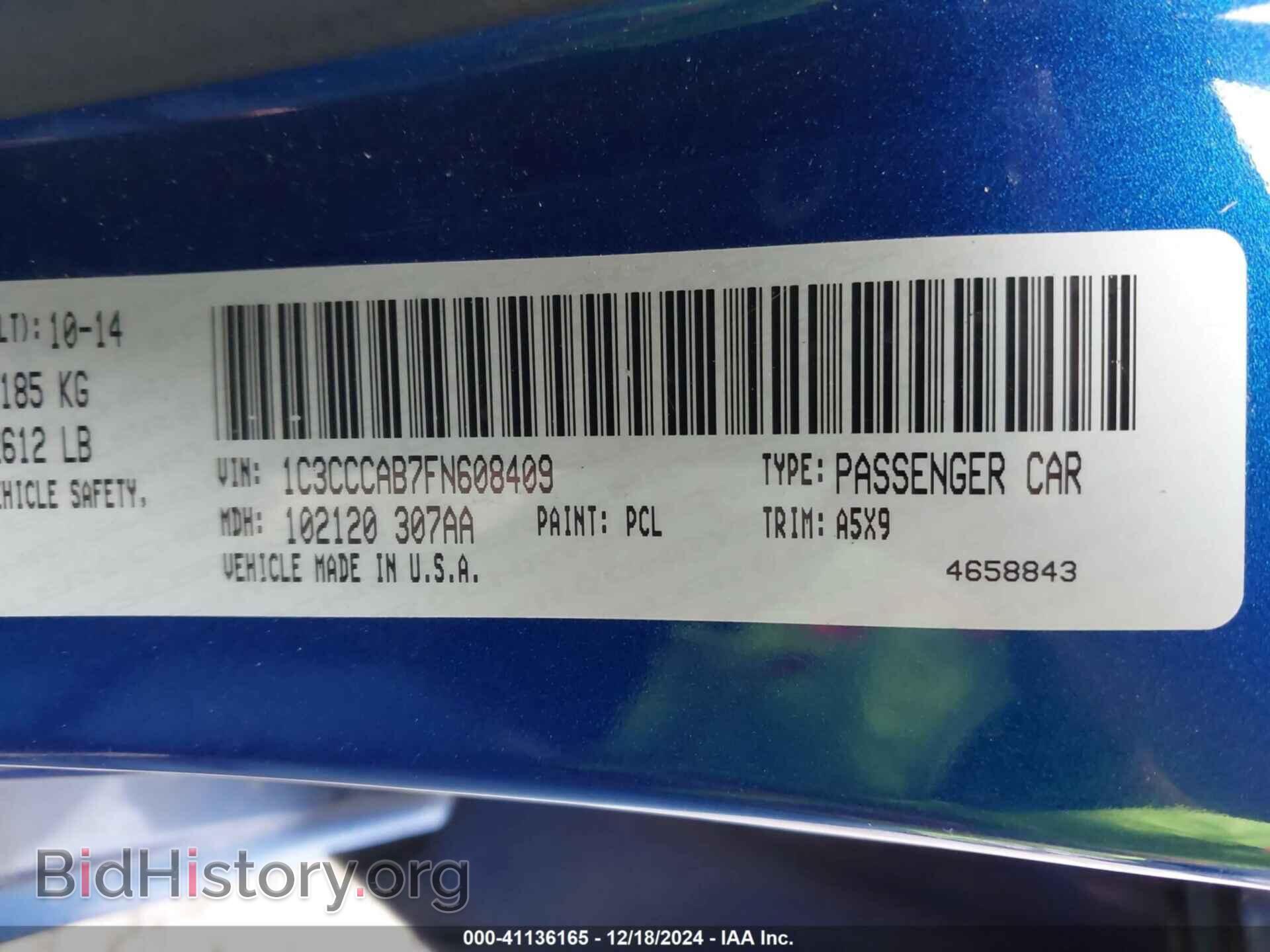 2015 CHRYSLER 200 - VIN: 1C3CCCAB7FN608409 - Photo 9
