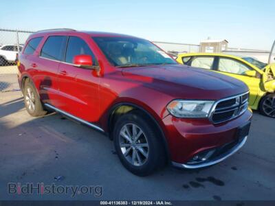2014 Dodge DURANGO Limited, темно-бордовый — VIN 1C4RDHDG8EC599690, IAAI