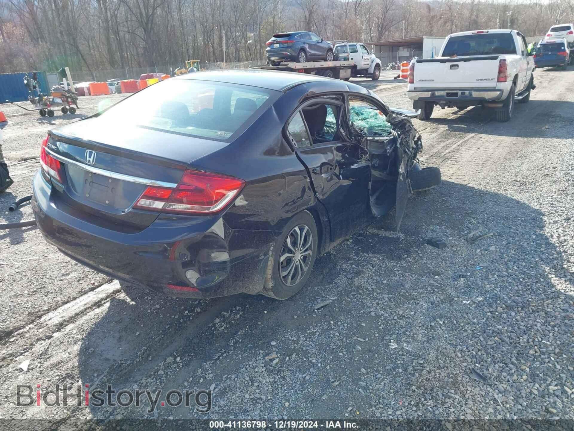 2013 HONDA CIVIC - VIN: 19XFB2E56DE037166 - Фото 4