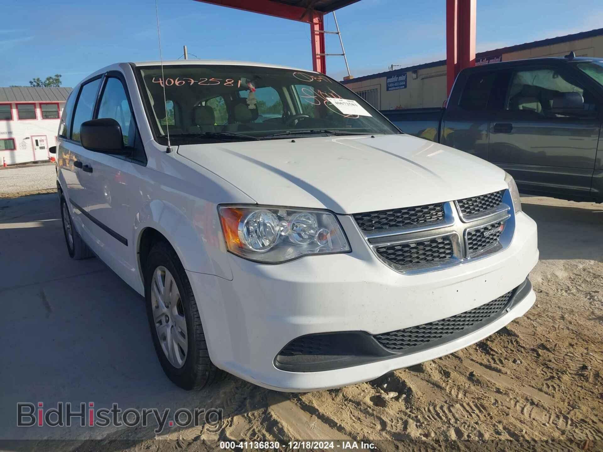 Photo 2C4RDGBG4GR176208 - DODGE GRAND CARAVAN 2016