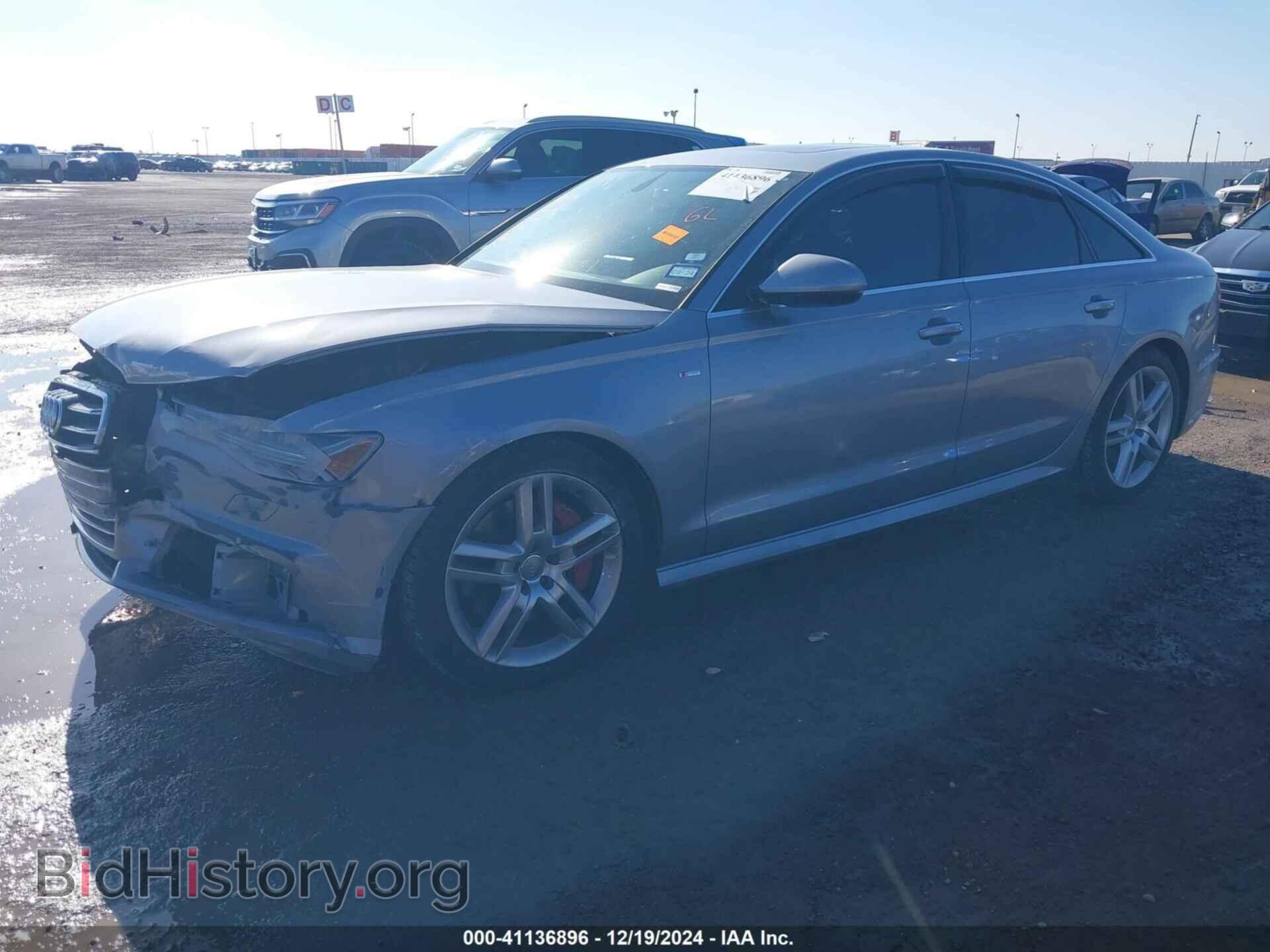 2016 AUDI A6 - VIN: WAUGFAFC5GN105423 - Фото 2