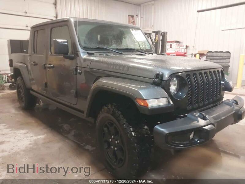 2023 Jeep GLADIATOR Willys 4X4 (VIN 1C6HJTAG3PL536924) — фото 1 из 17, IAAI, повреждение: левый бок