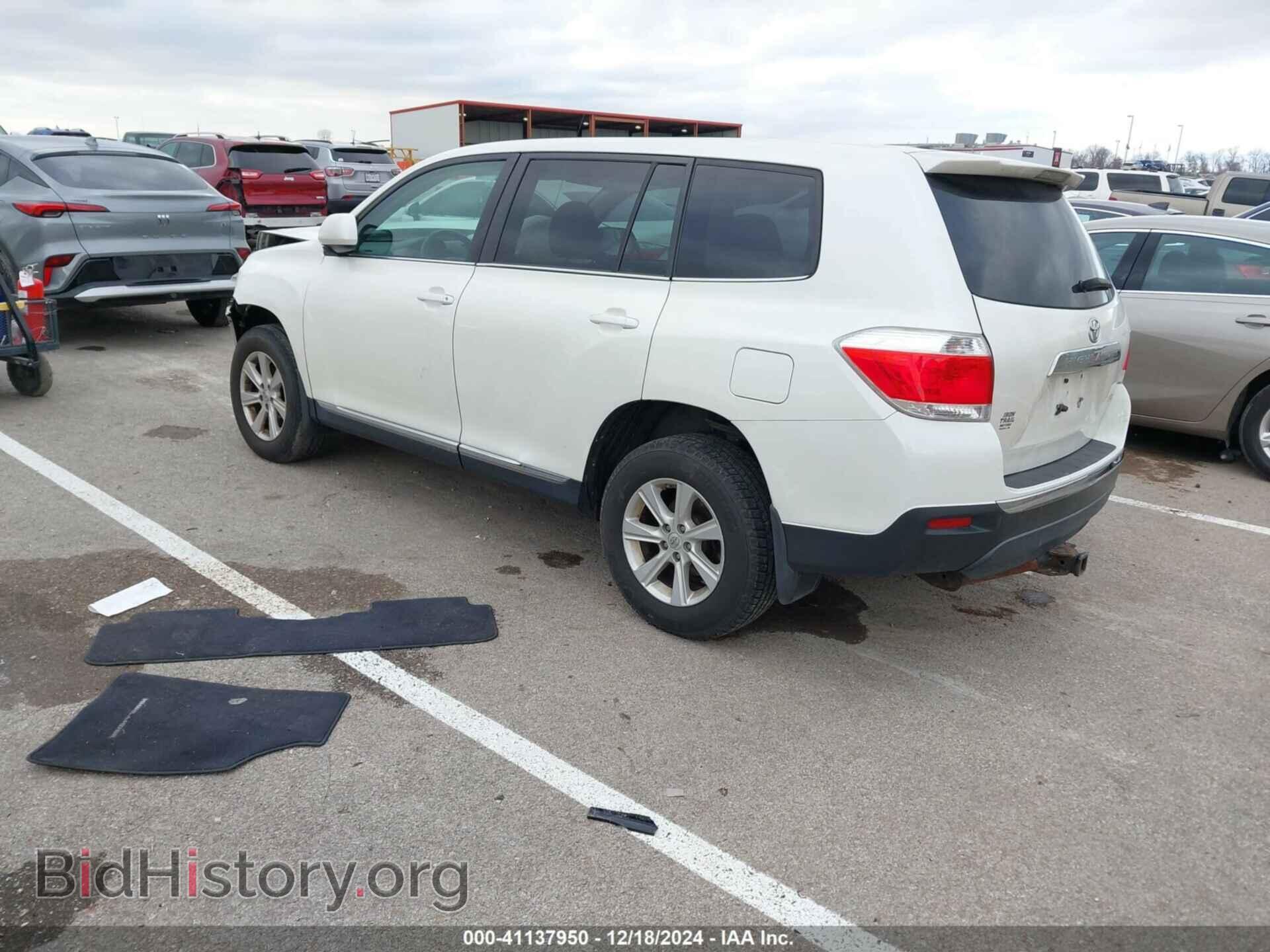 2012 TOYOTA HIGHLANDER - VIN: 5TDBK3EH9CS105253 - Фото 3