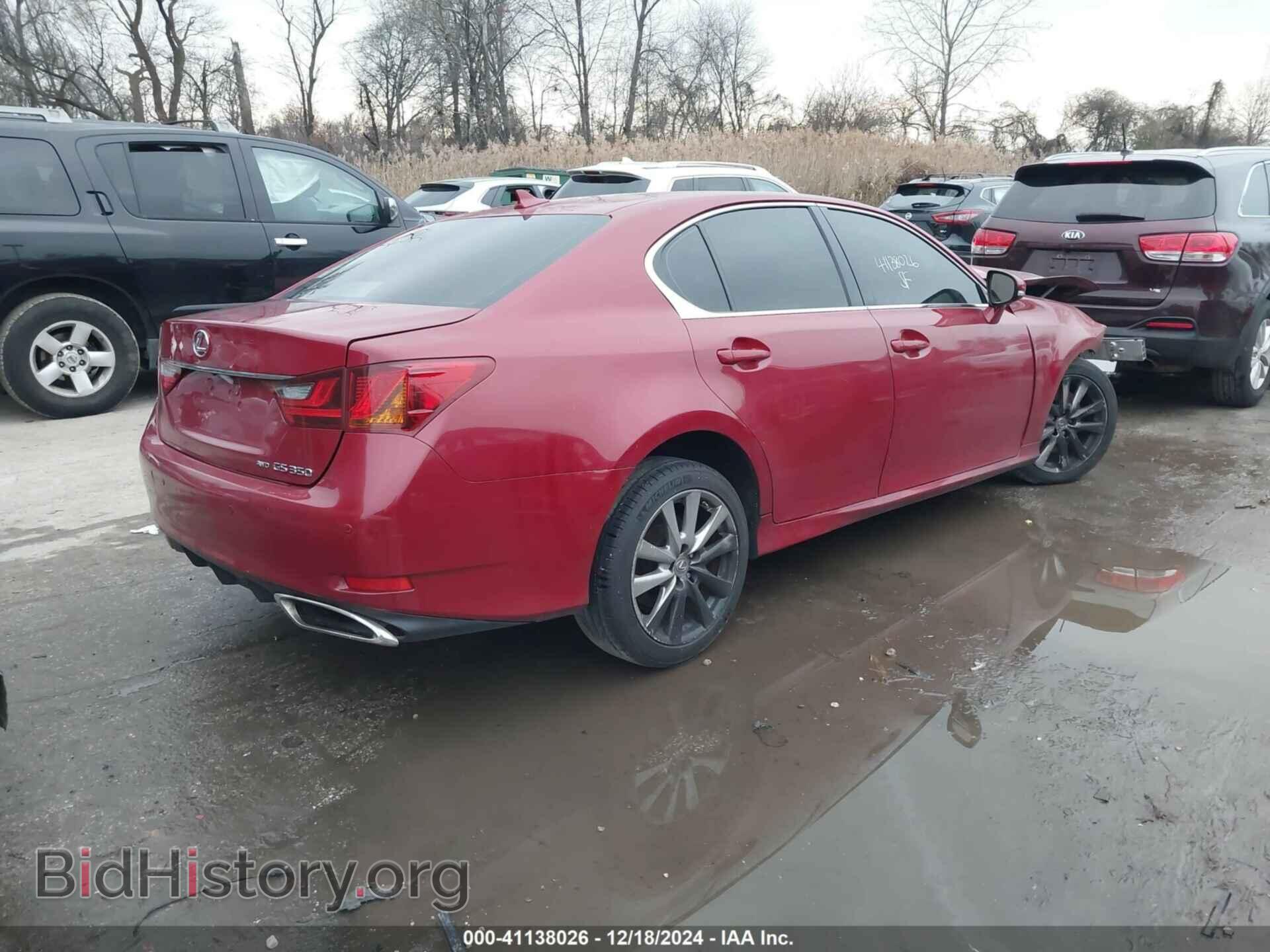 2013 LEXUS GS 350 - VIN: JTHCE1BL3D5015921 - Фото 4