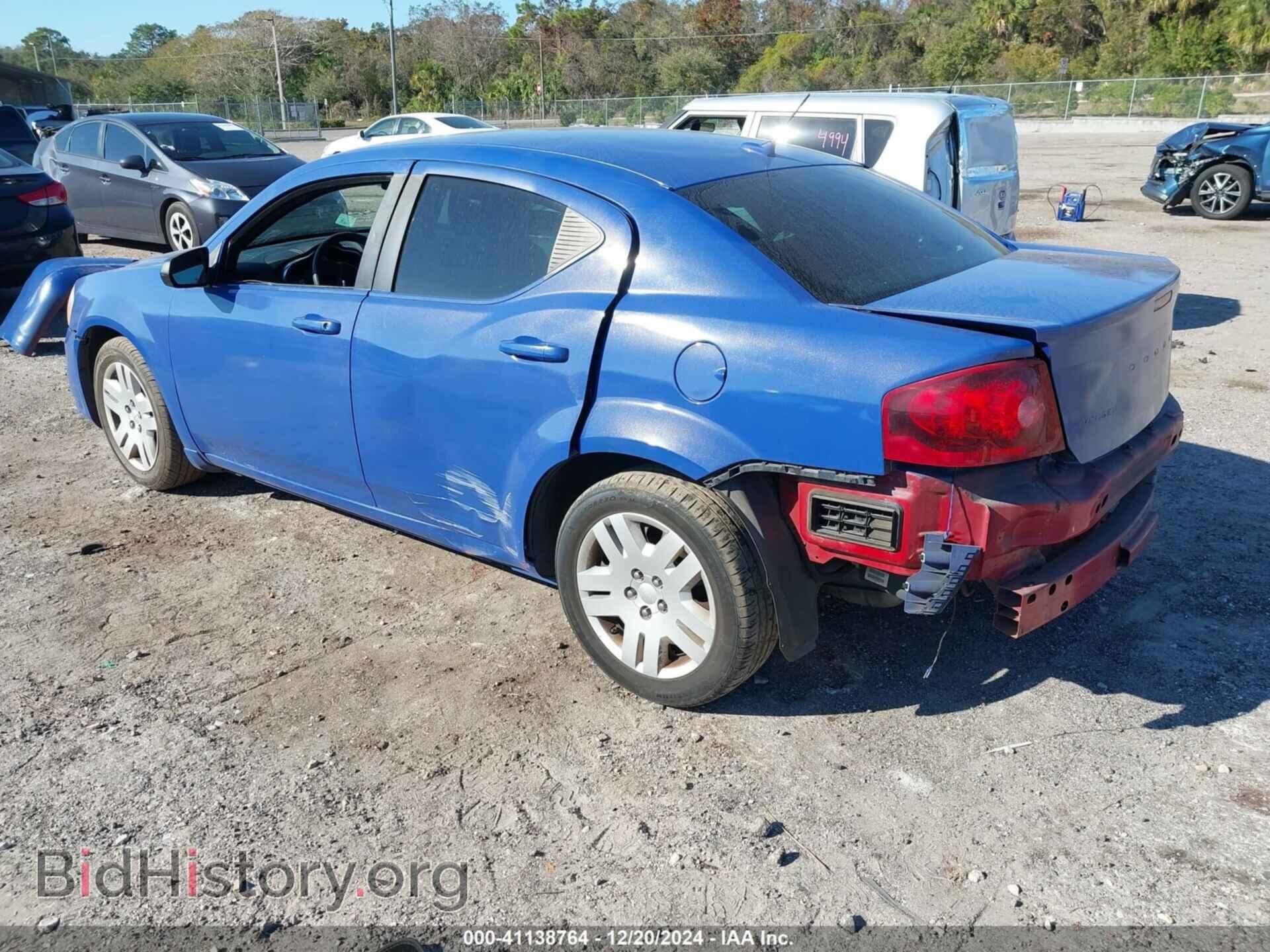 2014 DODGE AVENGER - VIN: 1C3CDZAB9EN150998 - Фото 3