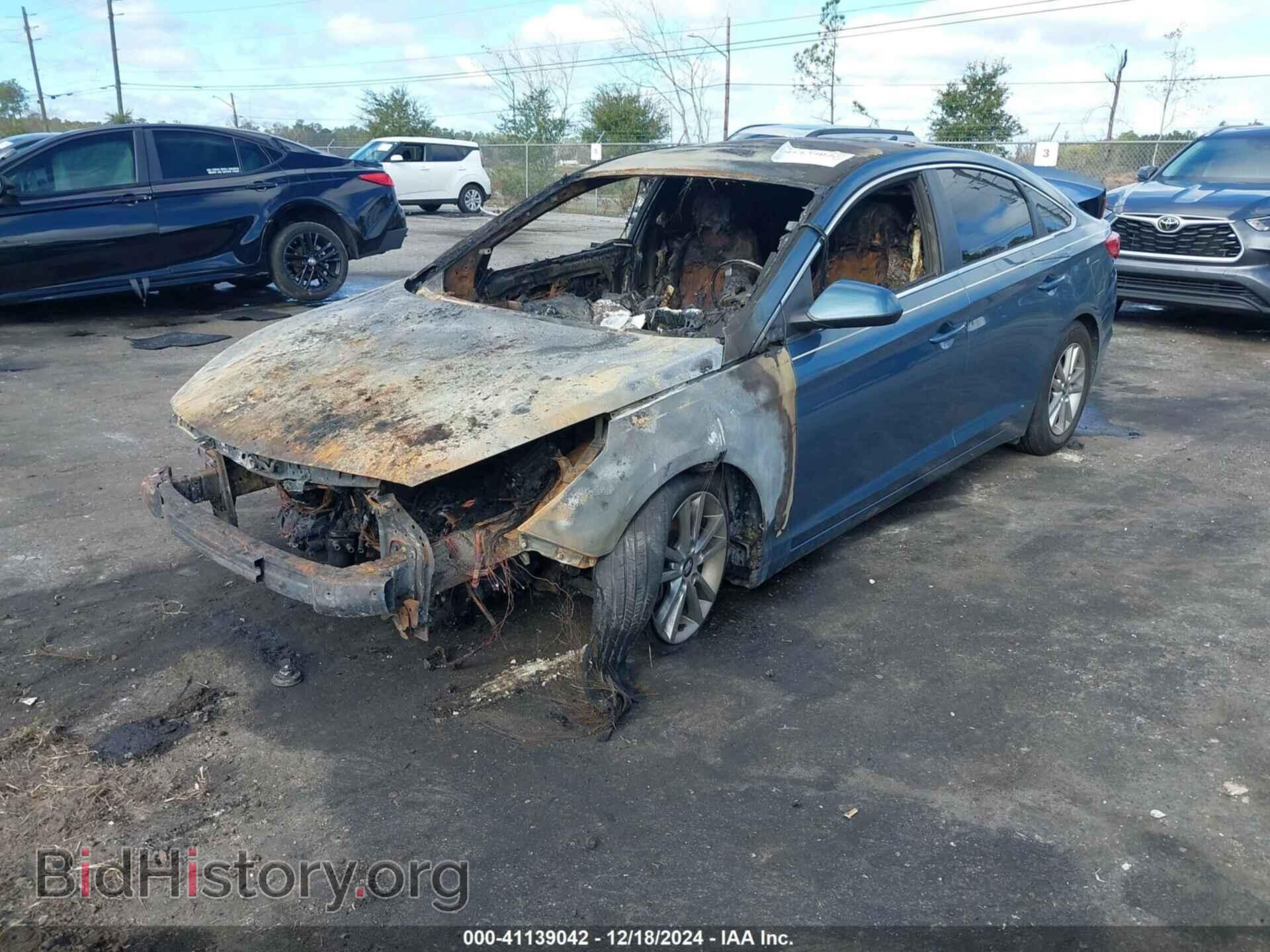 2017 HYUNDAI SONATA - VIN: 5NPE24AF1HH505537 - Фото 2