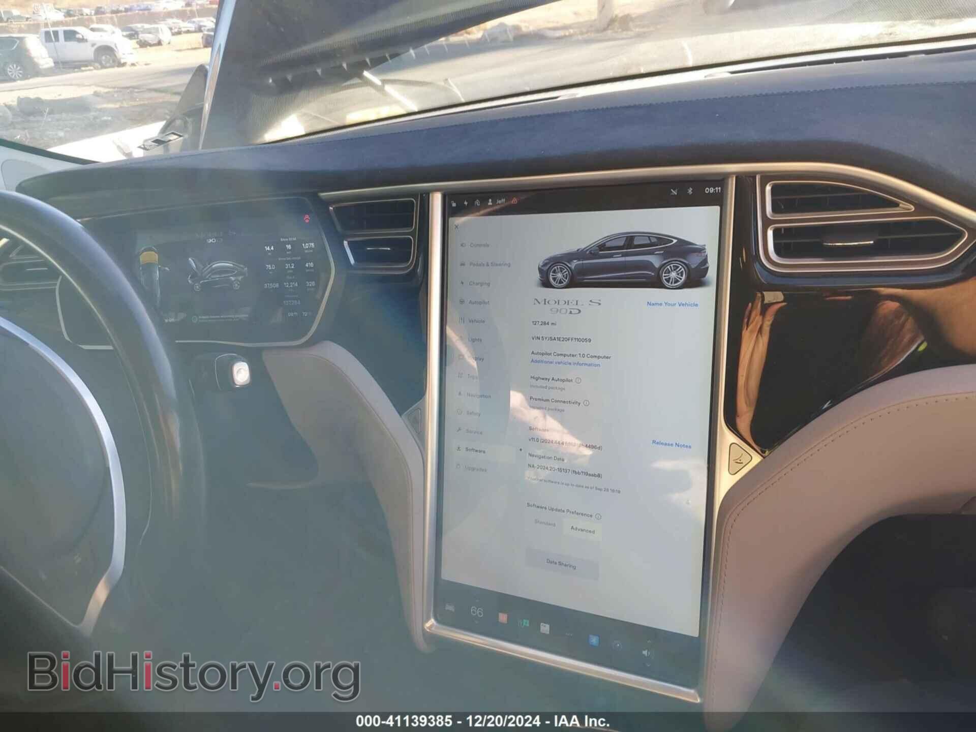 2015 TESLA MODEL S - VIN: 5YJSA1E20FF110059 - Фото 17