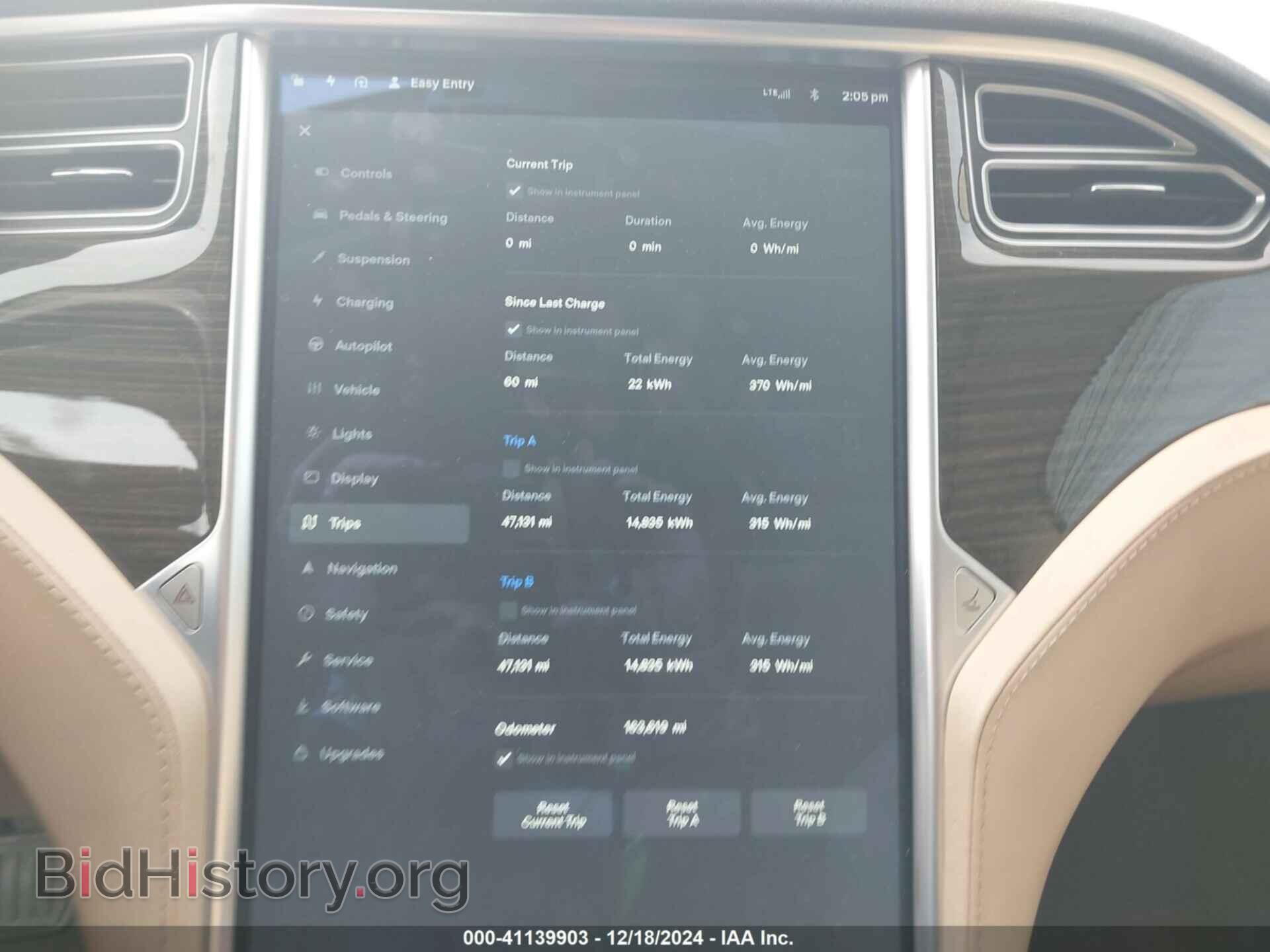 2015 TESLA MODEL S - VIN: 5YJSA1E25FF101986 - Фото 18