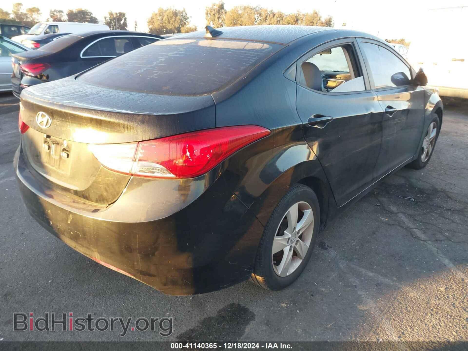 2012 HYUNDAI ELANTRA - VIN: 5NPDH4AE7CH069772 - Фото 4