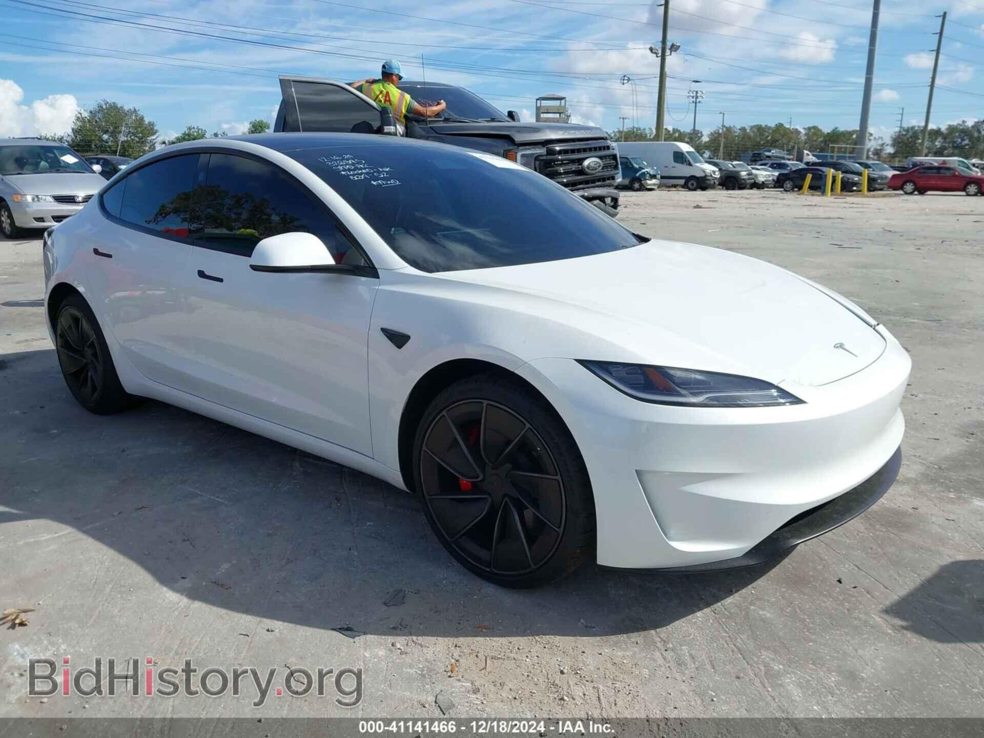 Photo 5YJ3E1ET9RF831180 - TESLA MODEL 3 2024