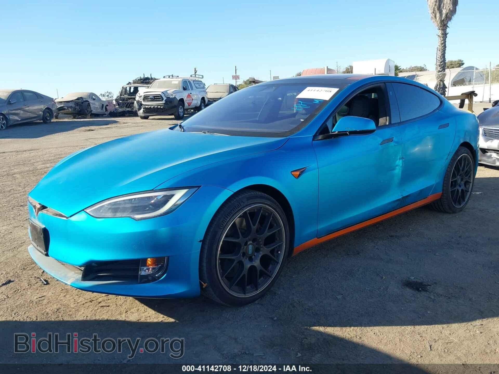 2017 TESLA MODEL S - VIN: 5YJSA1E44HF233321 - Фото 2