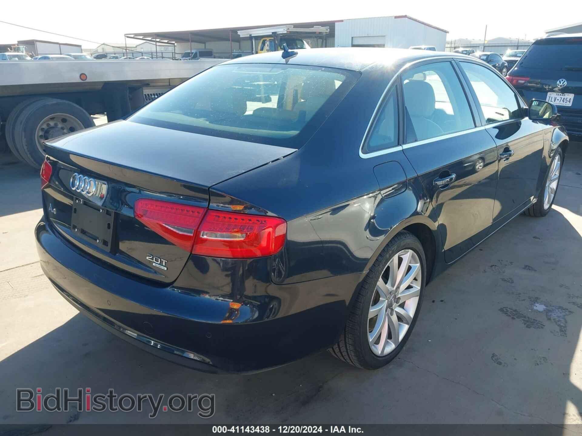 2013 AUDI A4 - VIN: WAUFFAFL5DN045585 - Photo 4