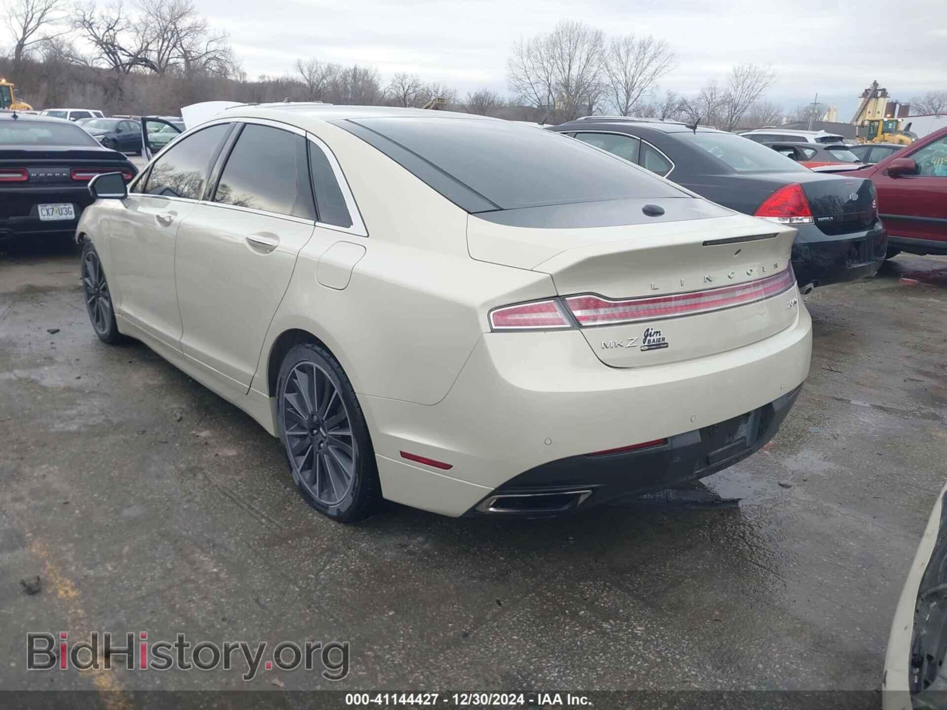 2016 LINCOLN MKZ - VIN: 3LN6L2J94GR625923 - Фото 3
