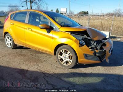 2016 Ford FIESTA SE, оранжевый — VIN 3FADP4EJ3GM174566, IAAI