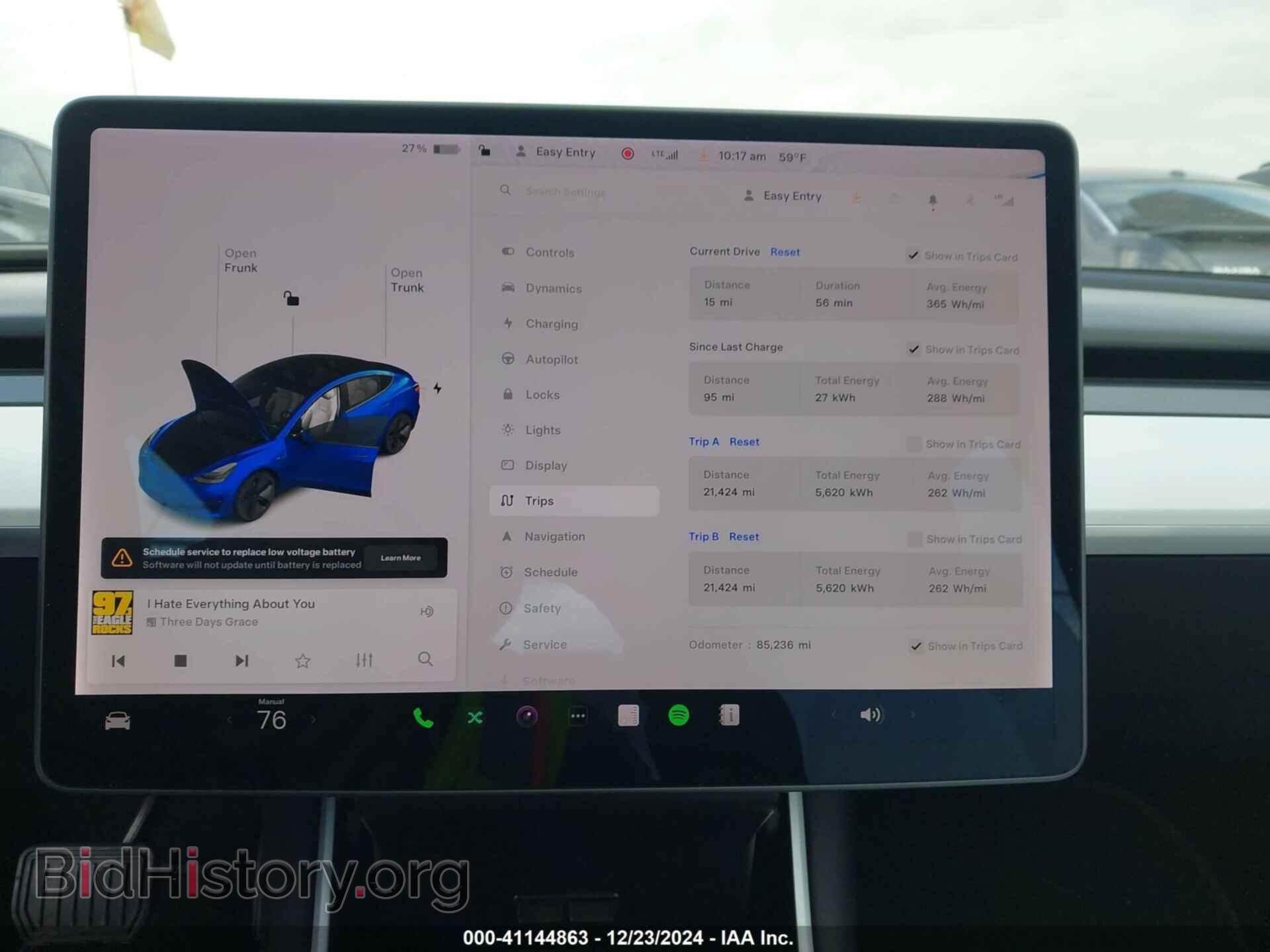 2018 TESLA MODEL 3 - VIN: 5YJ3E1EB5JF122175 - Фото 7