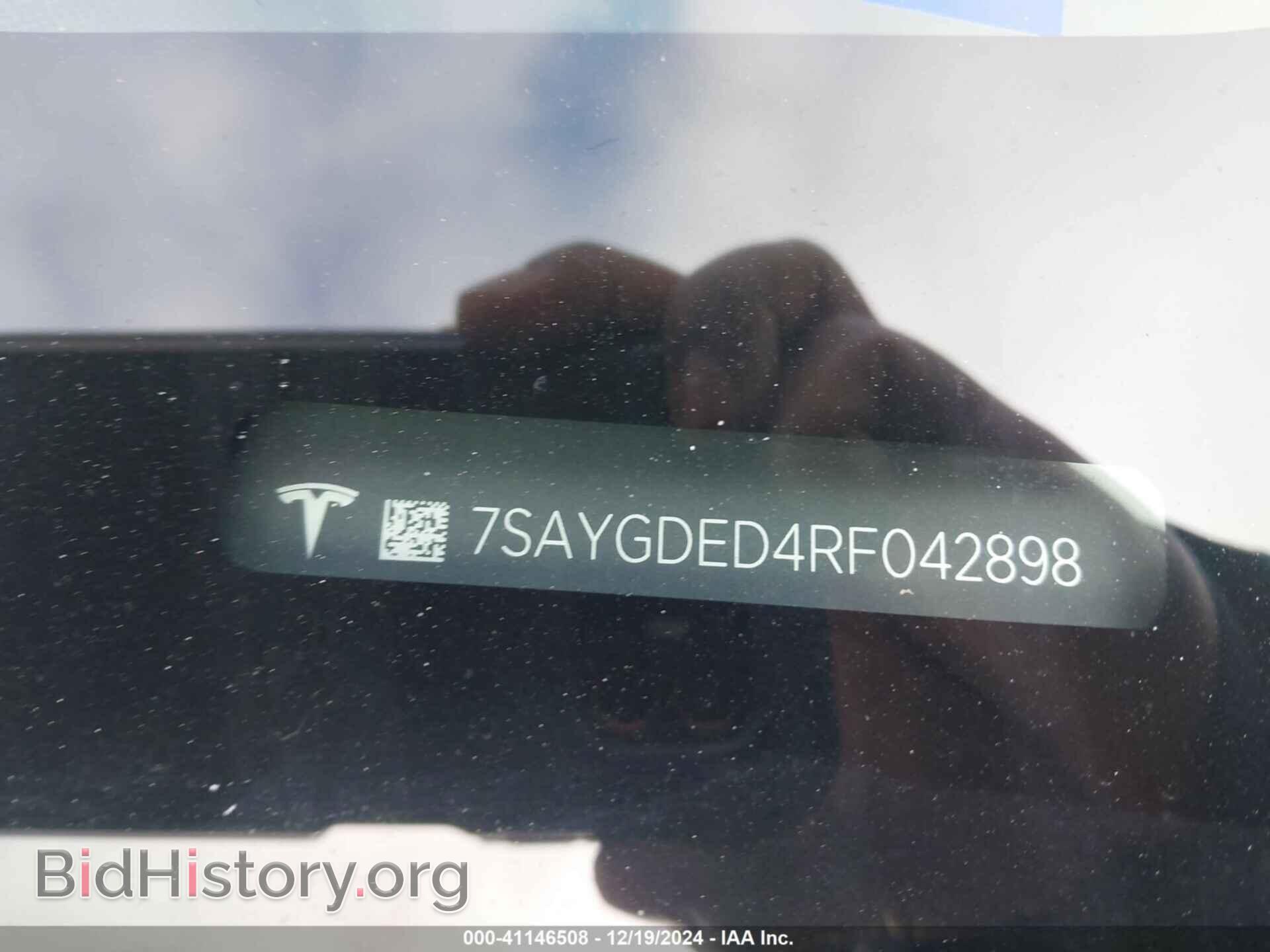 2024 TESLA MODEL Y - VIN: 7SAYGDED4RF042898 - Фото 9