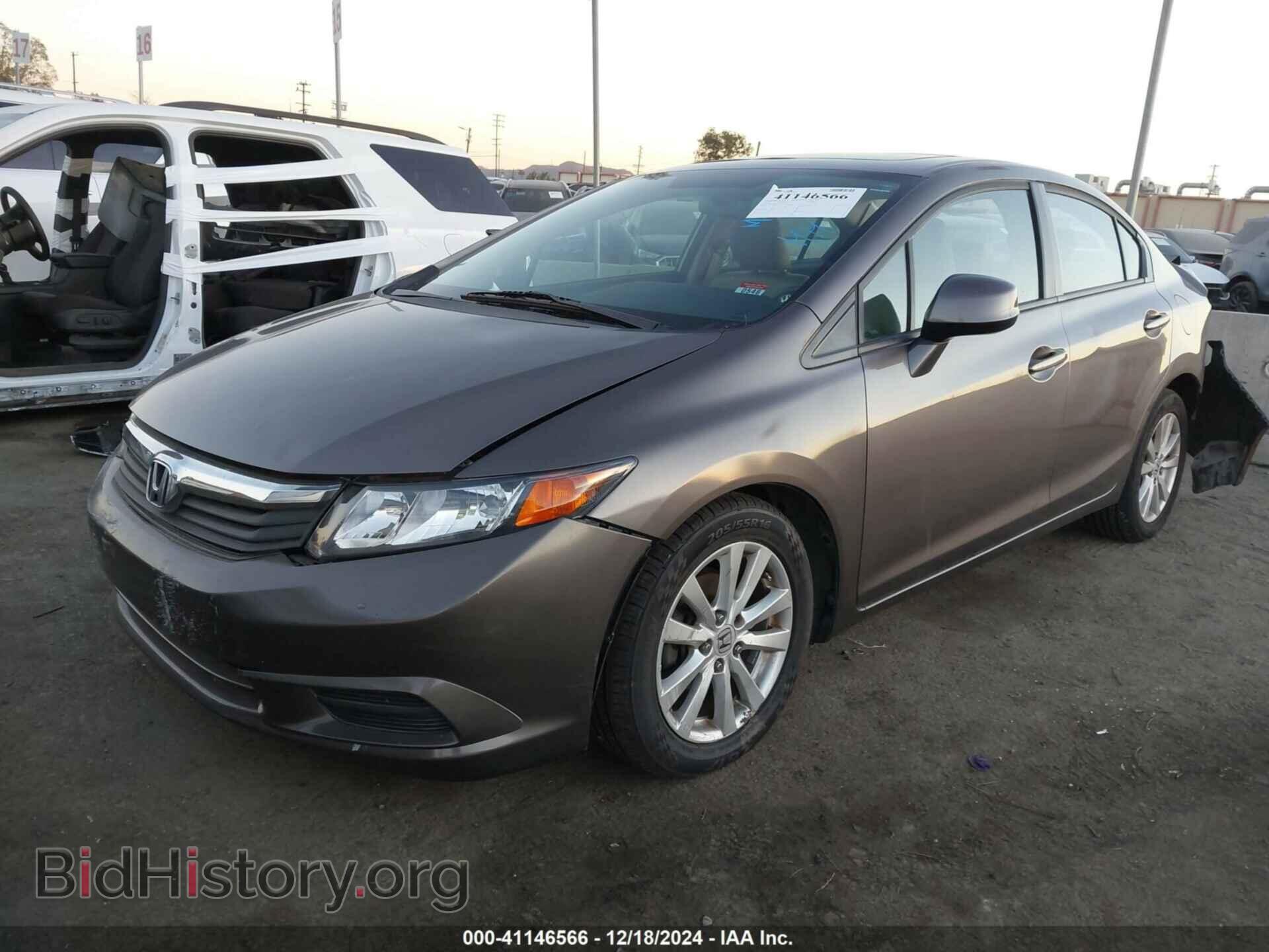 2012 HONDA CIVIC - VIN: 19XFB2F93CE363670 - Фото 2