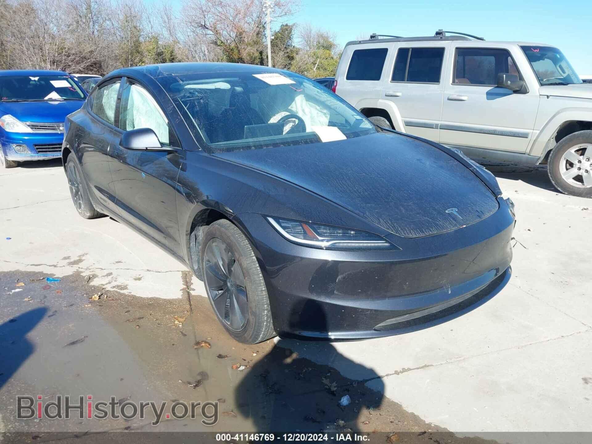 Photo 5YJ3E1EB9RF735489 - TESLA MODEL 3 2024