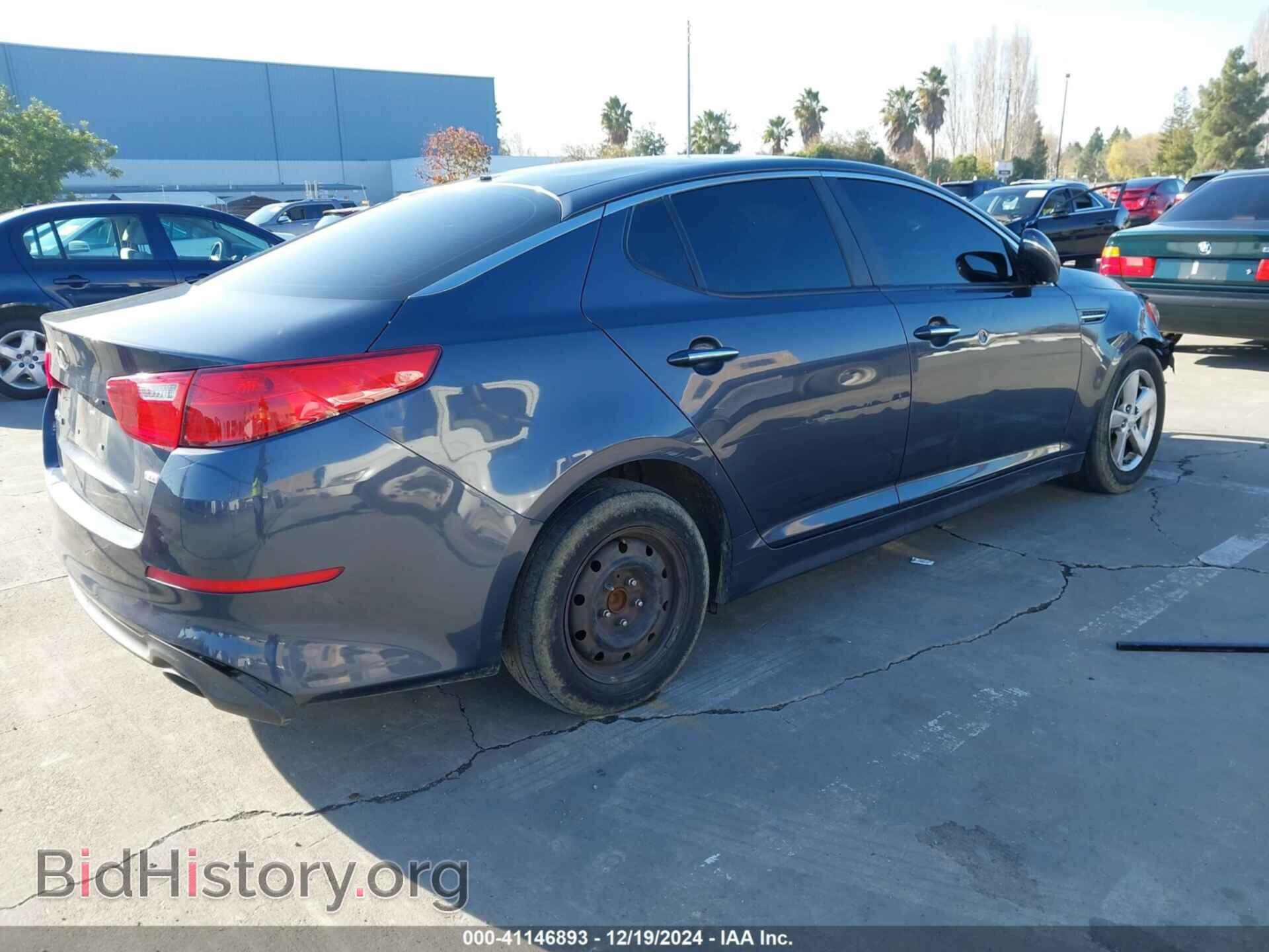 2015 KIA OPTIMA - VIN: KNAGM4A70F5611600 - Фото 4