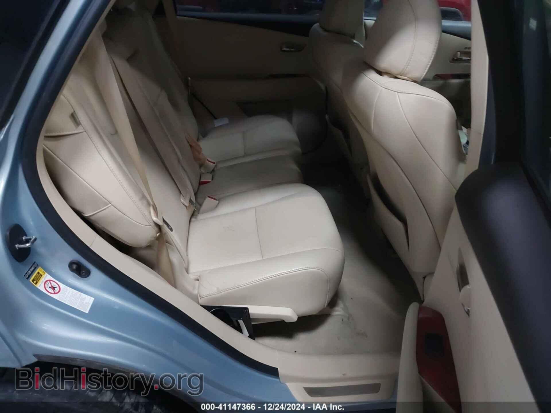 2010 LEXUS RX 350 - VIN: 2T2BK1BA4AC018406 - Фото 8