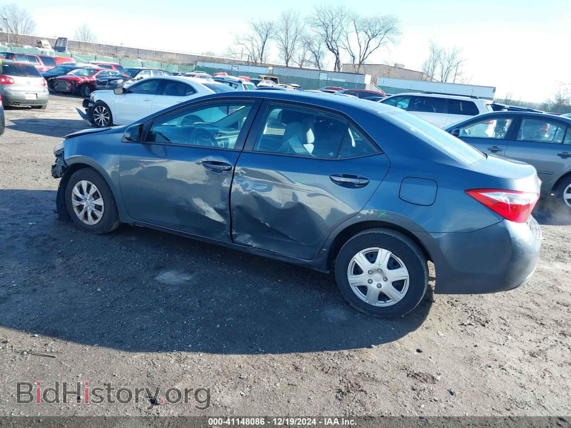 2014 TOYOTA COROLLA - VIN: 2T1BURHE2EC124382 - Фото 3