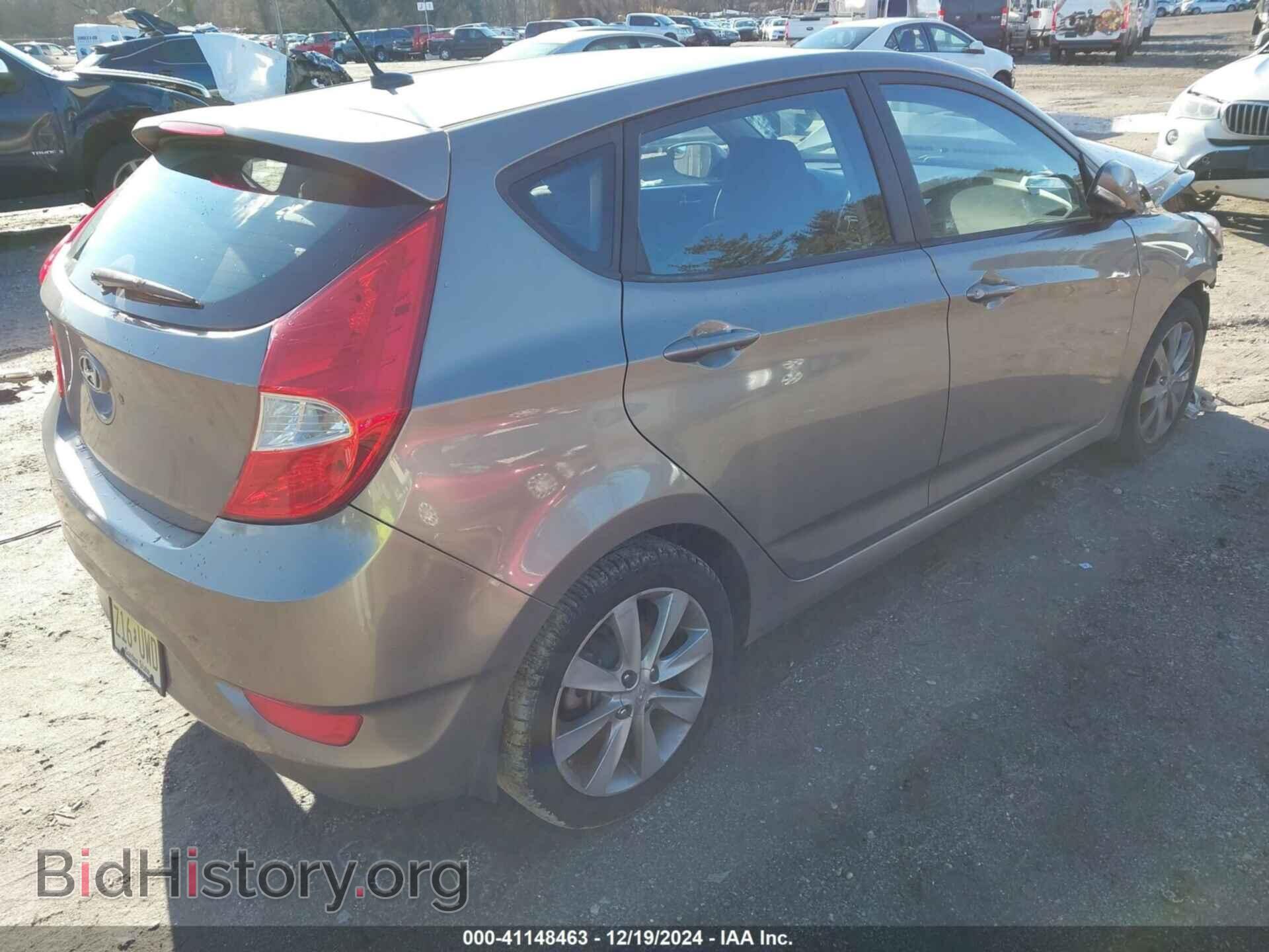 2014 HYUNDAI ACCENT - VIN: KMHCU5AE3EU183964 - Фото 4