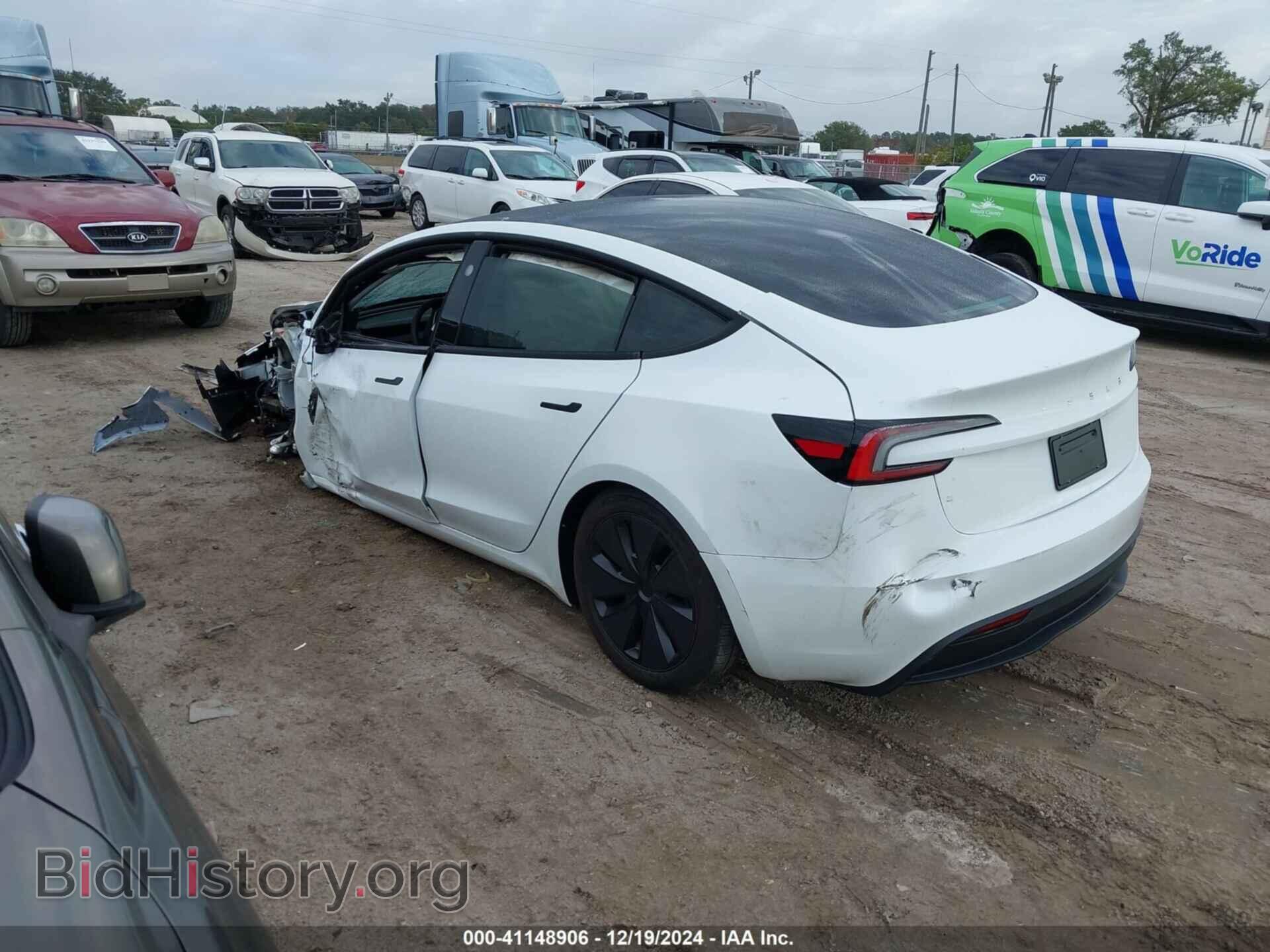 2024 TESLA MODEL 3 - VIN: 5YJ3E1EA1RF869176 - Photo 3